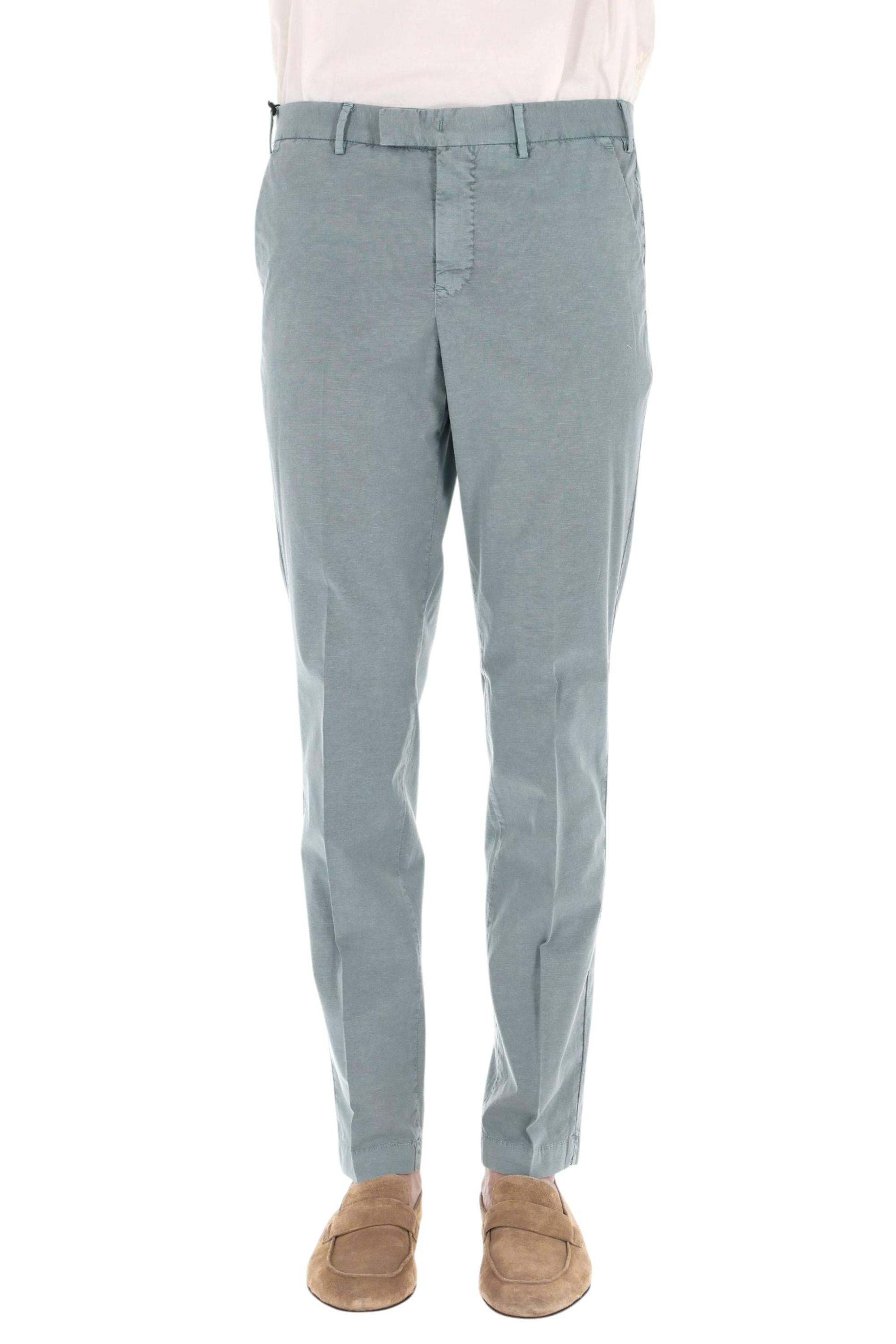 PT Torino Pantalone in cotone-lino comfort Master fit COATMAZ00CL1 PU43-2 N493