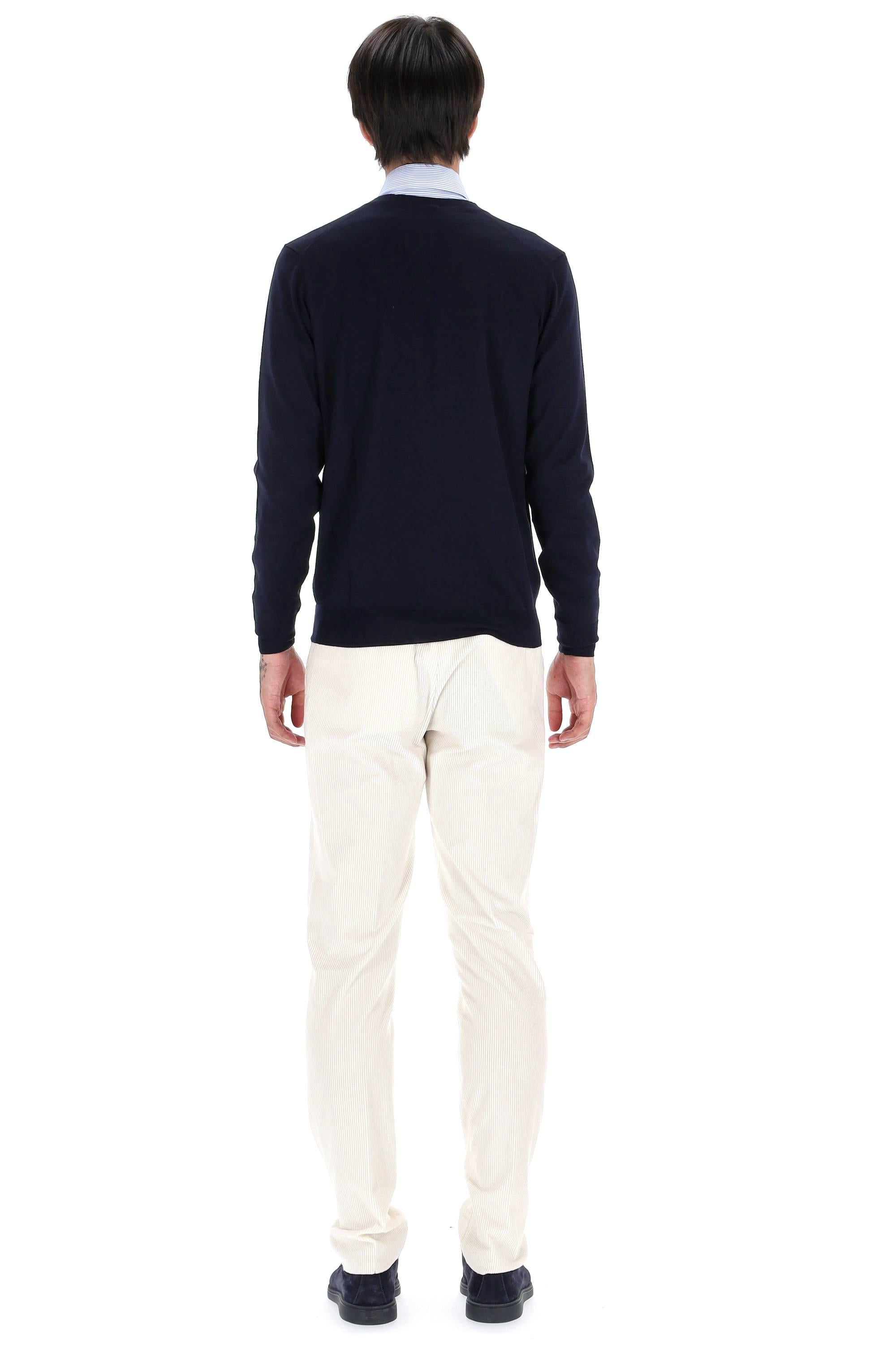 Cardigan in lana extrafine super 140's D0D109L-2 790 Drumohr