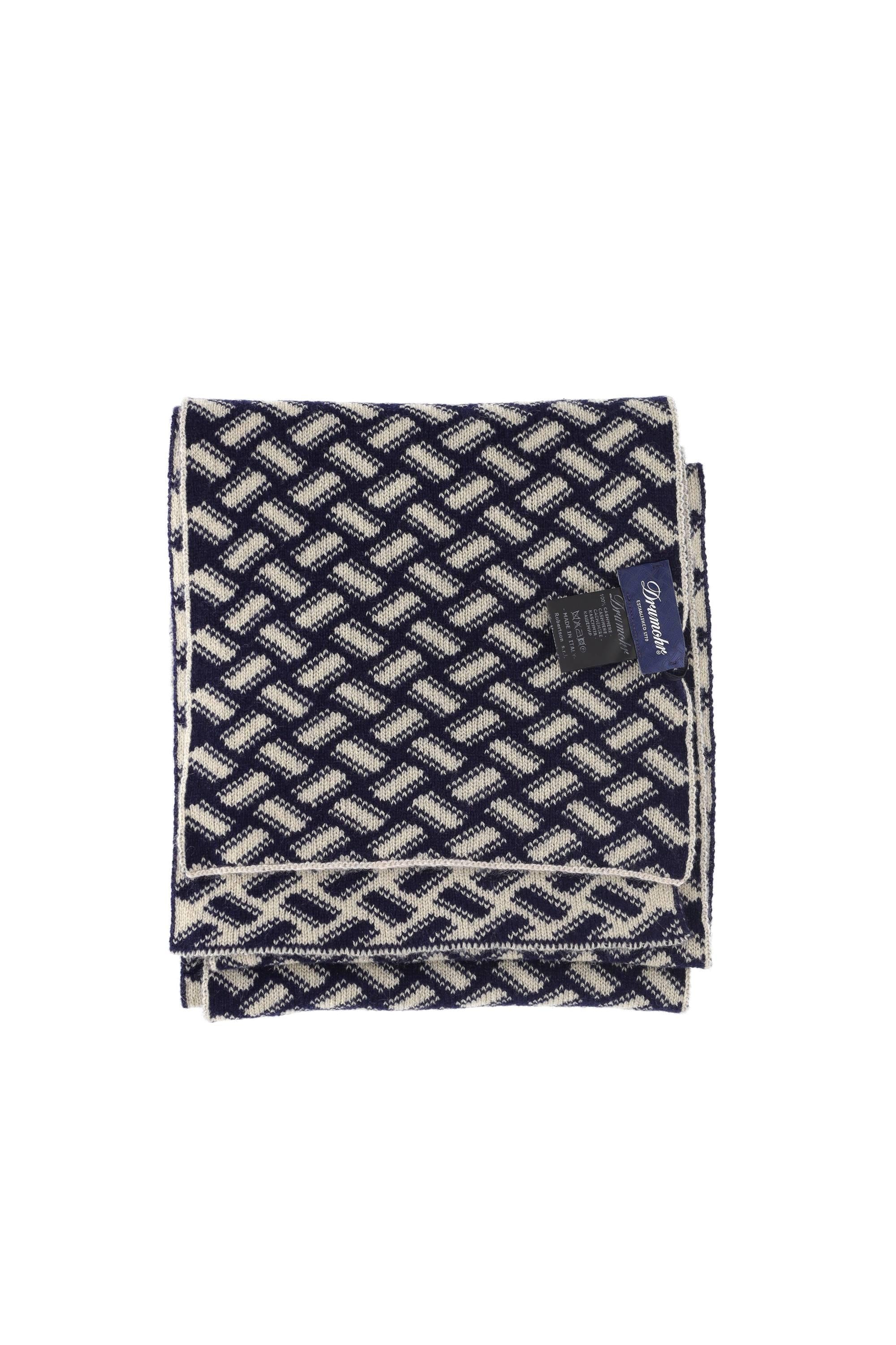 Drumohr Sciarpa biscottino in puro cashmere D1K820- RB25