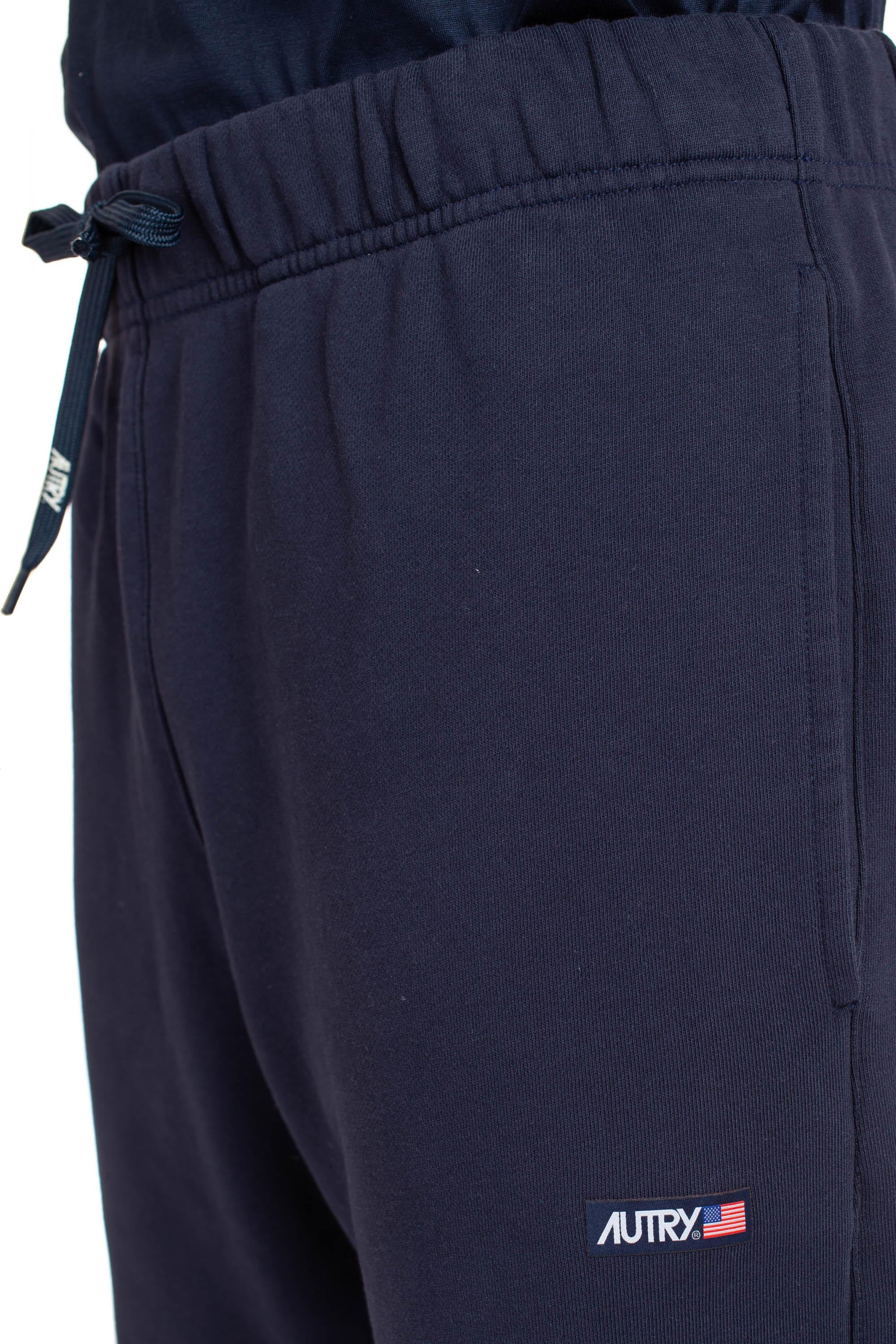 Pantalone felpa in cotone PAPM 576B BLUE Autry