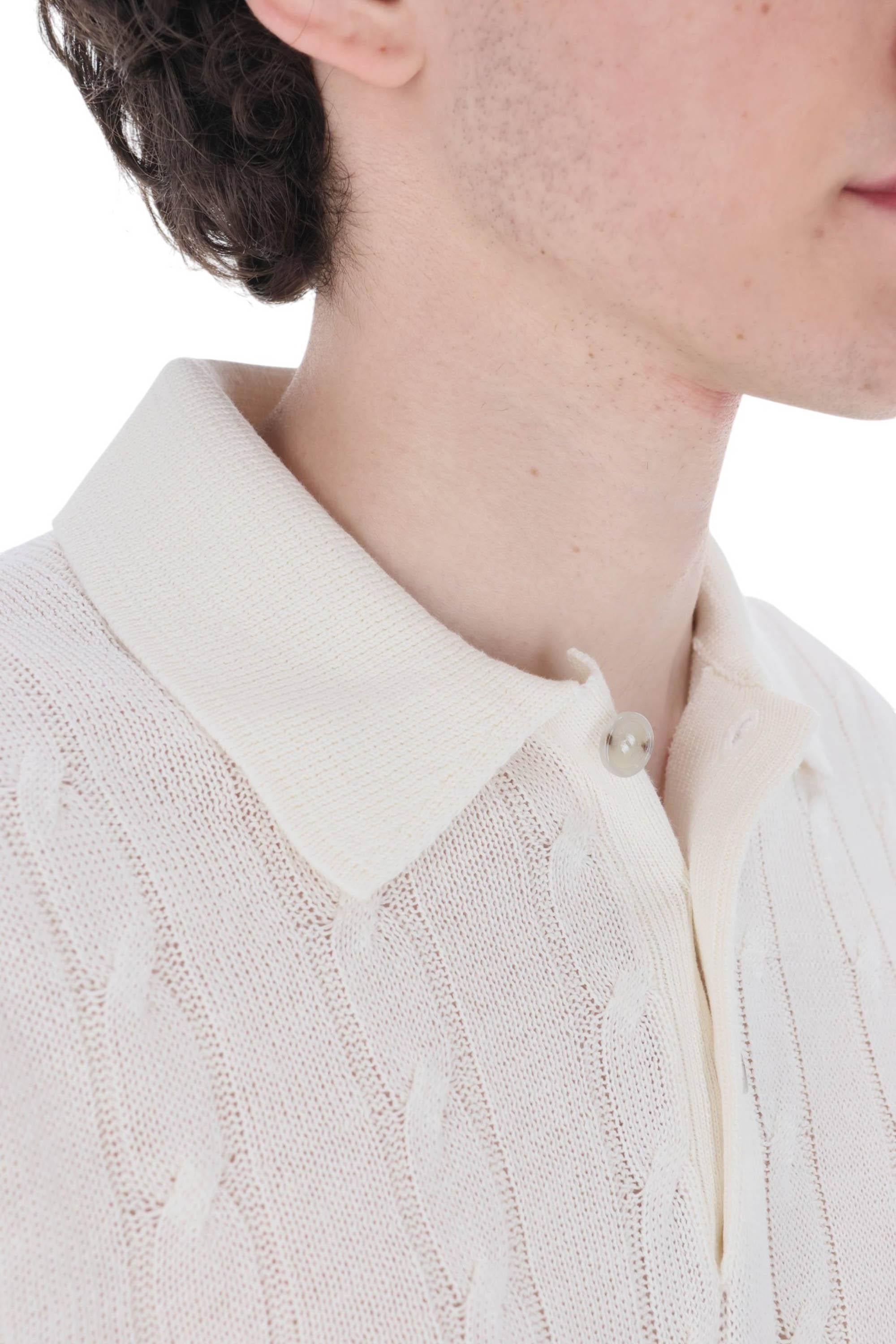 Barba Polo-maglieria in lino-cotone a trecce 1866723572 001
