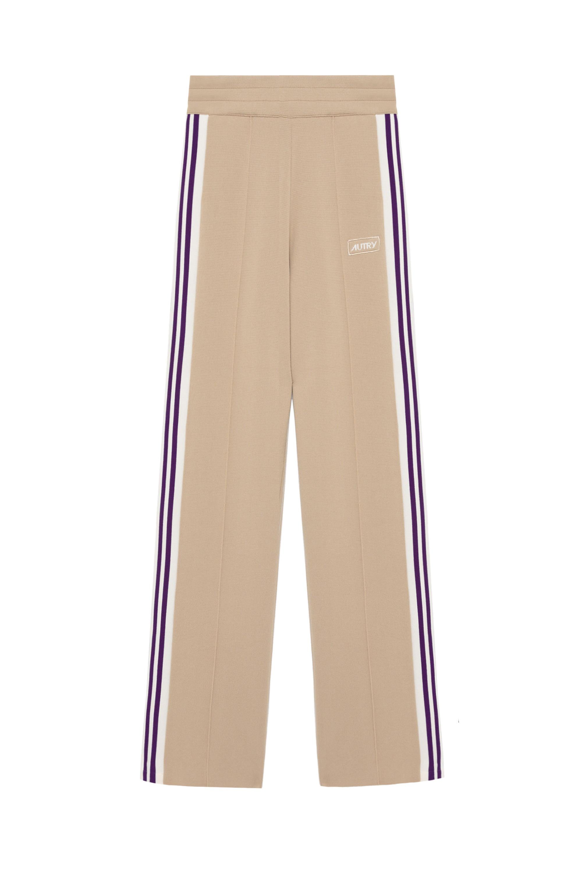 Pantalone donna felpa in viscosa con bande laterali PAPW B8KT Autry