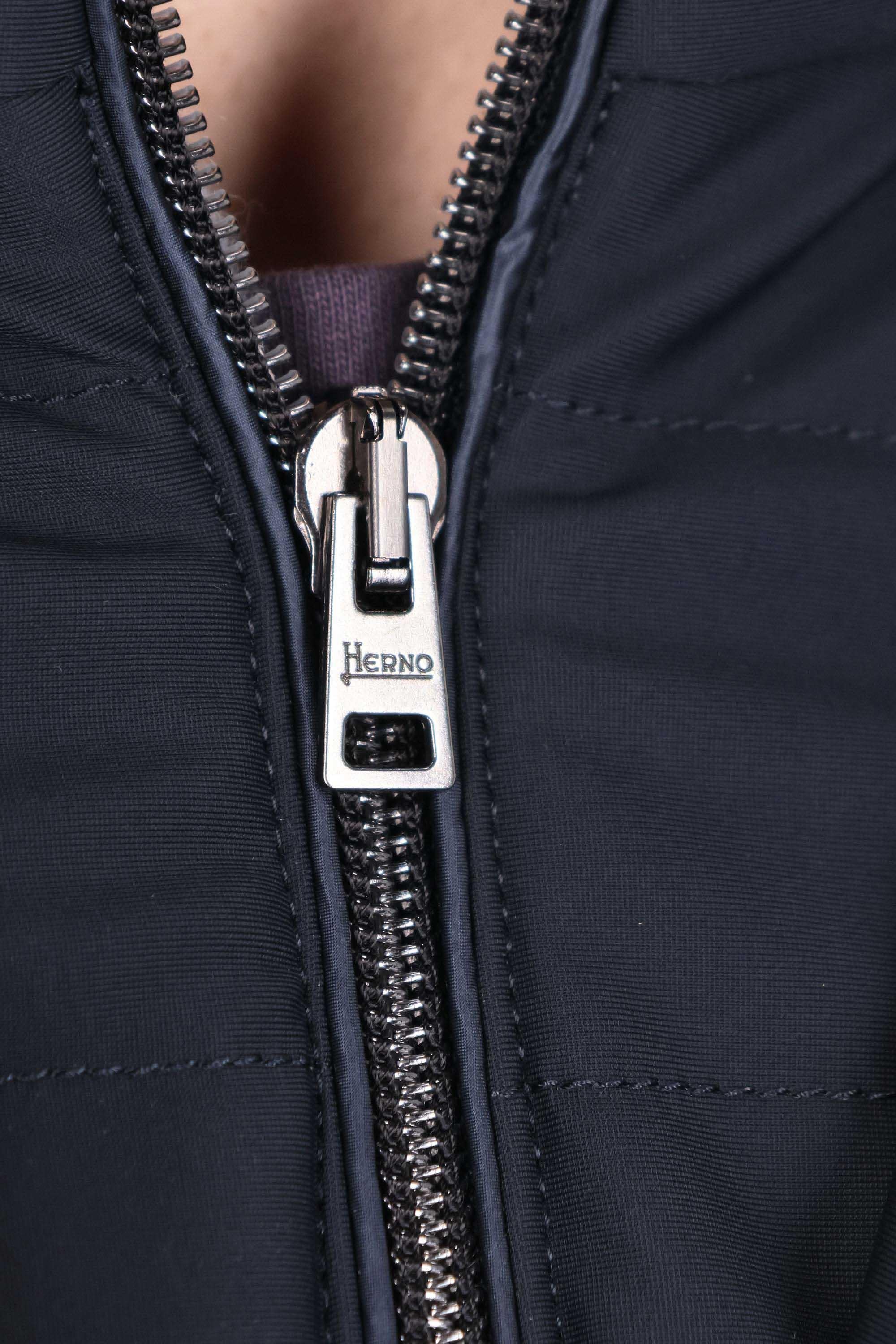 Herno Peacoat lungo in nylon stretch linea Sub Zero PI001180U-12346SZ 9200