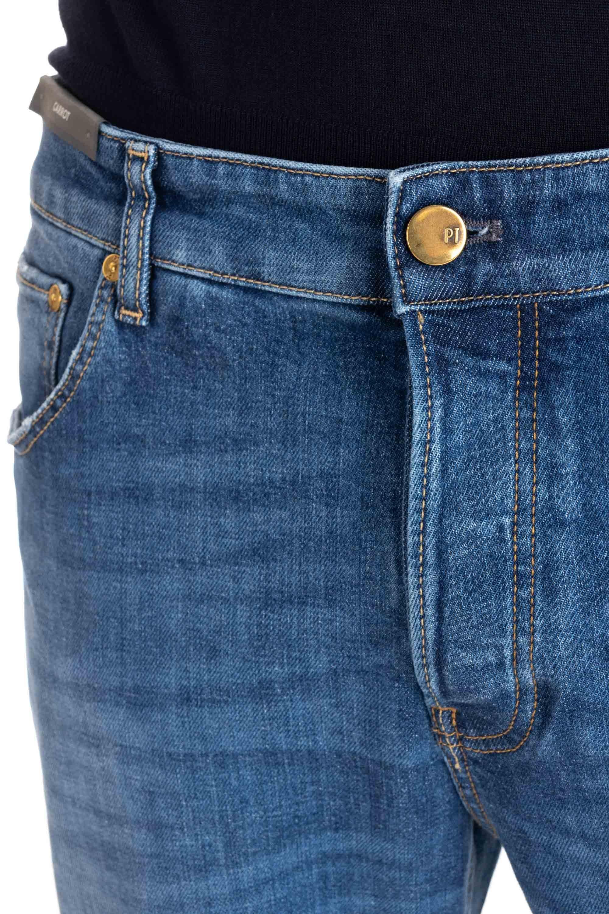 PT Denim Jeans etichetta camoscio Carrot fit RP05B0 CA4840 ML21