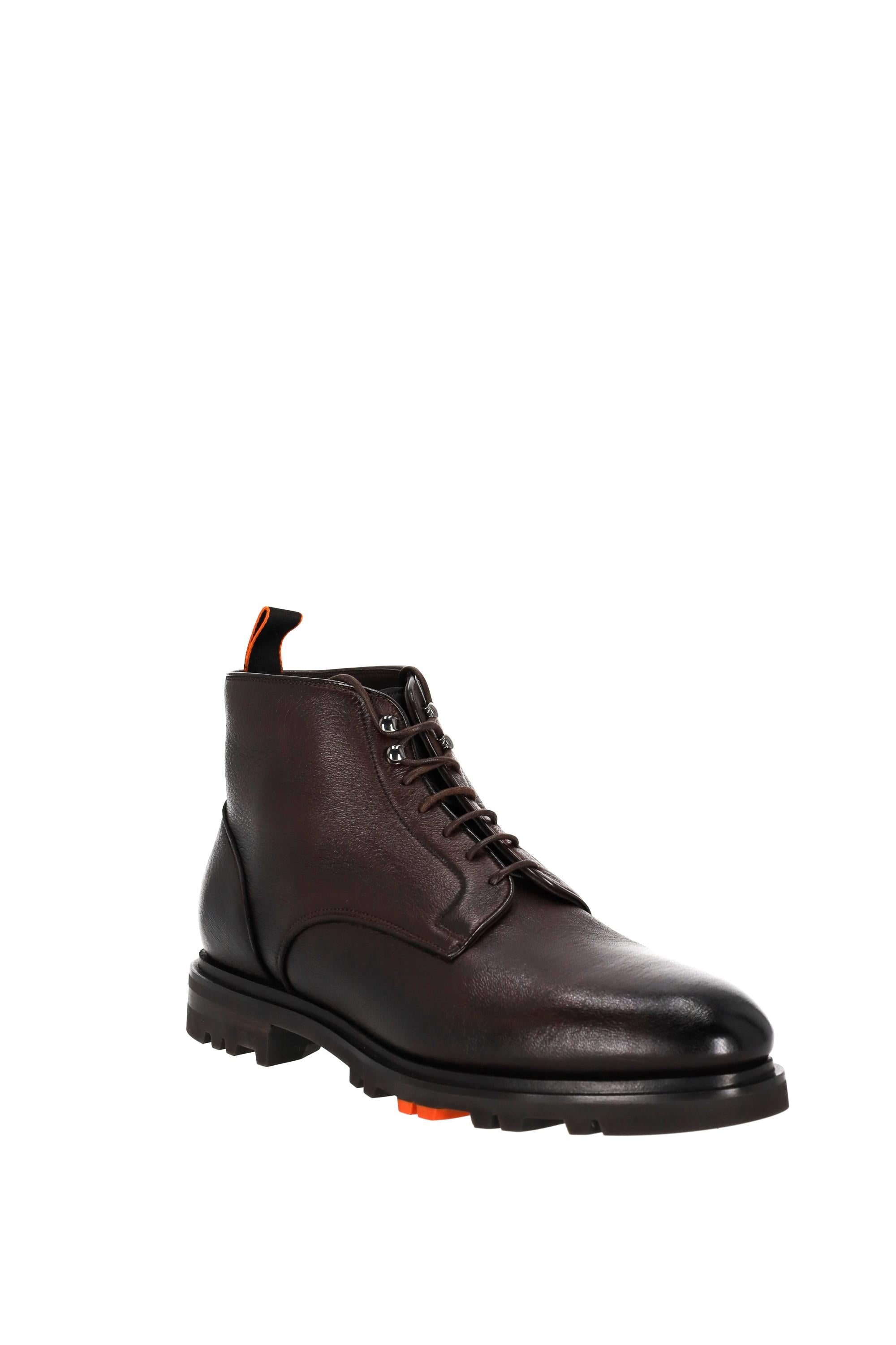 Santoni Polacchino in pelle di cervo modello Logan MCCO18858SM3SLE1 T50