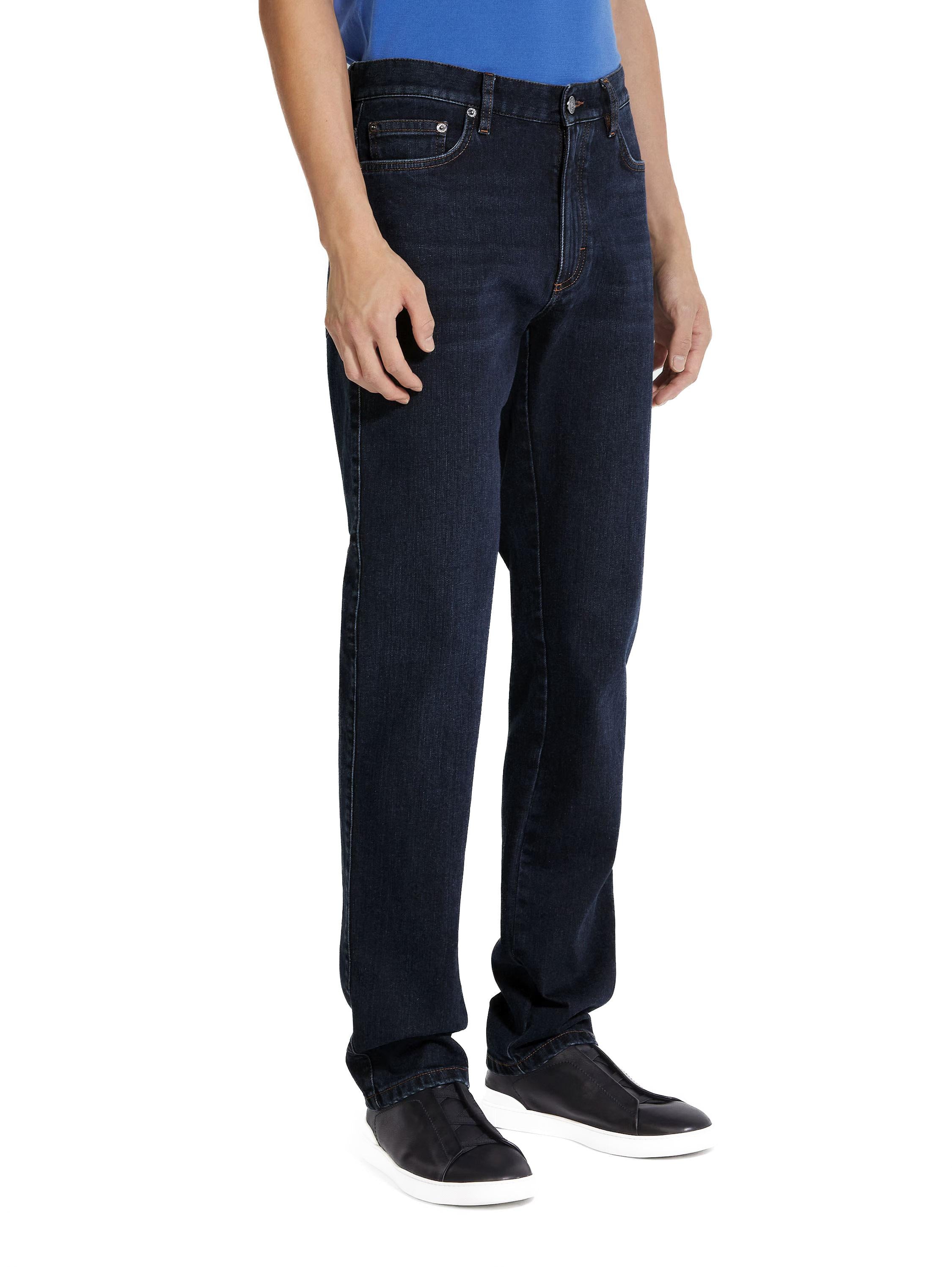 Zegna Jeans lavaggio scuro comfort Roccia EBI78 CITY 001