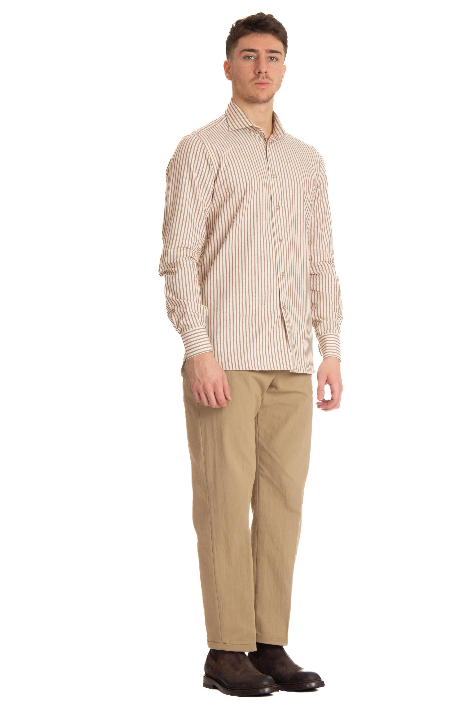 Camicia sartoriale in cotone a righe 17016 3 Borriello