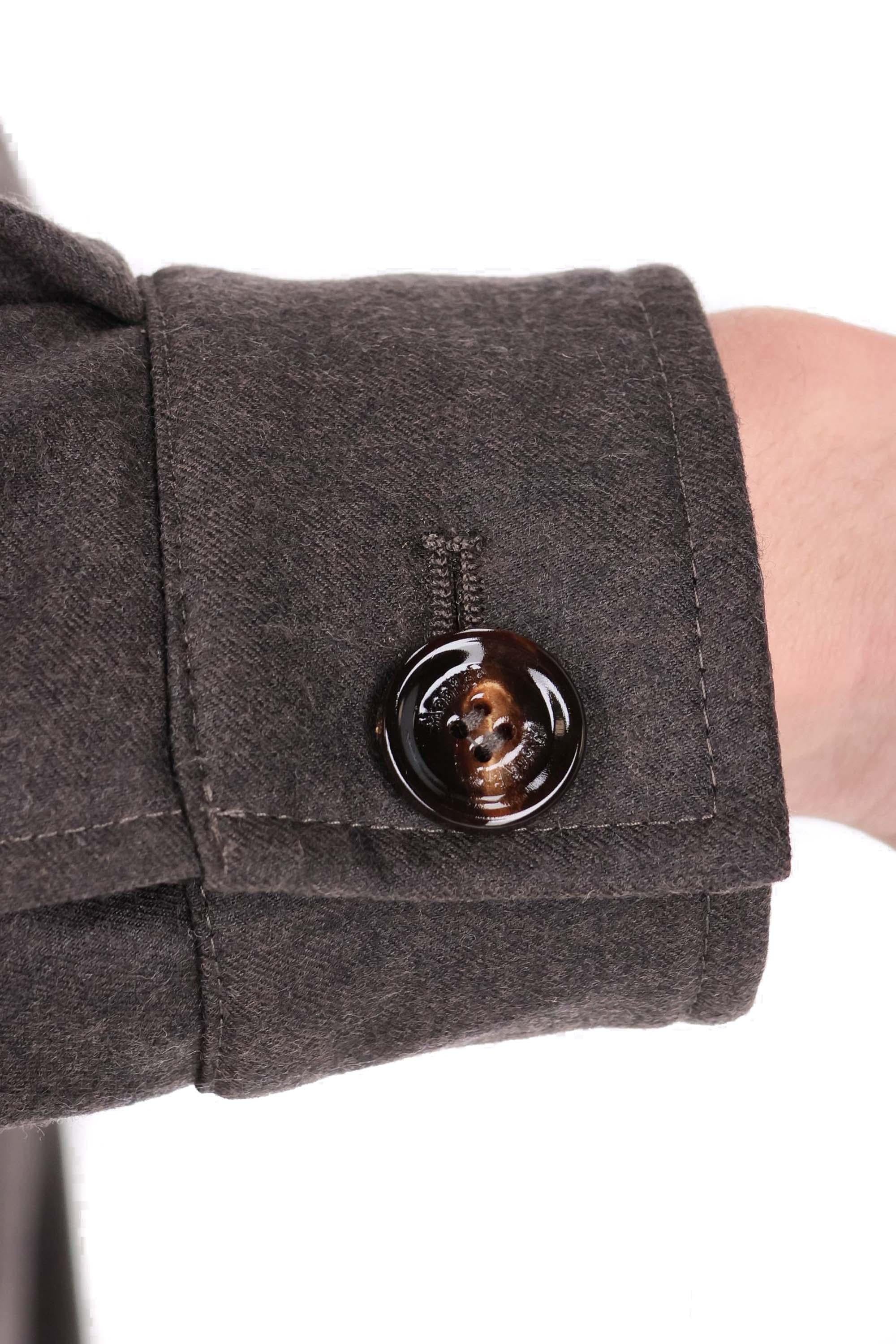 Moorer Giubbotto-camicia in lana anti acqua imbottito piuma mod. Duino-LL DUINO-LL U0213