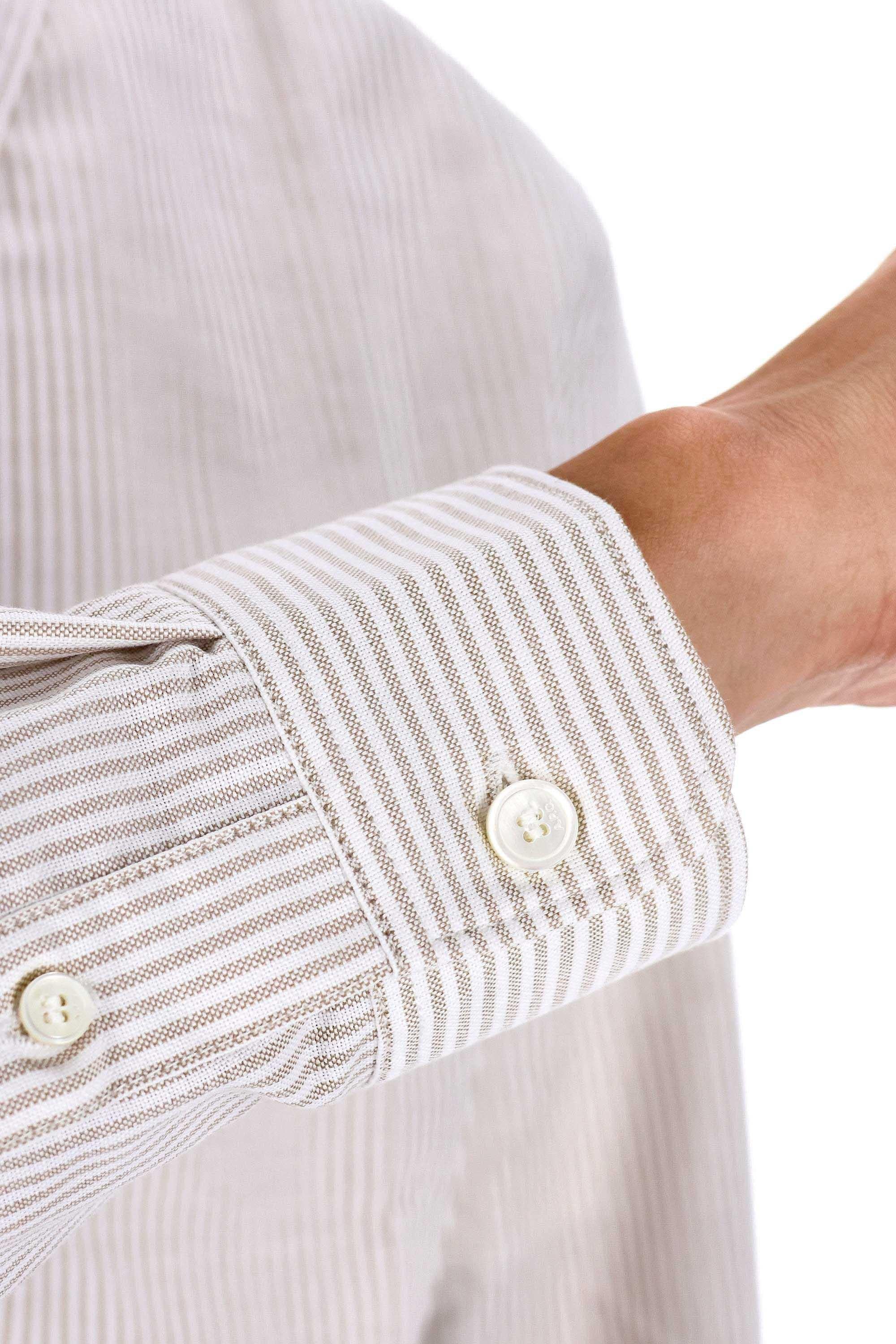 A.P.C. Camicia bacchettata in piquet di cotone Standard fit COGUH H12499/2 BAA