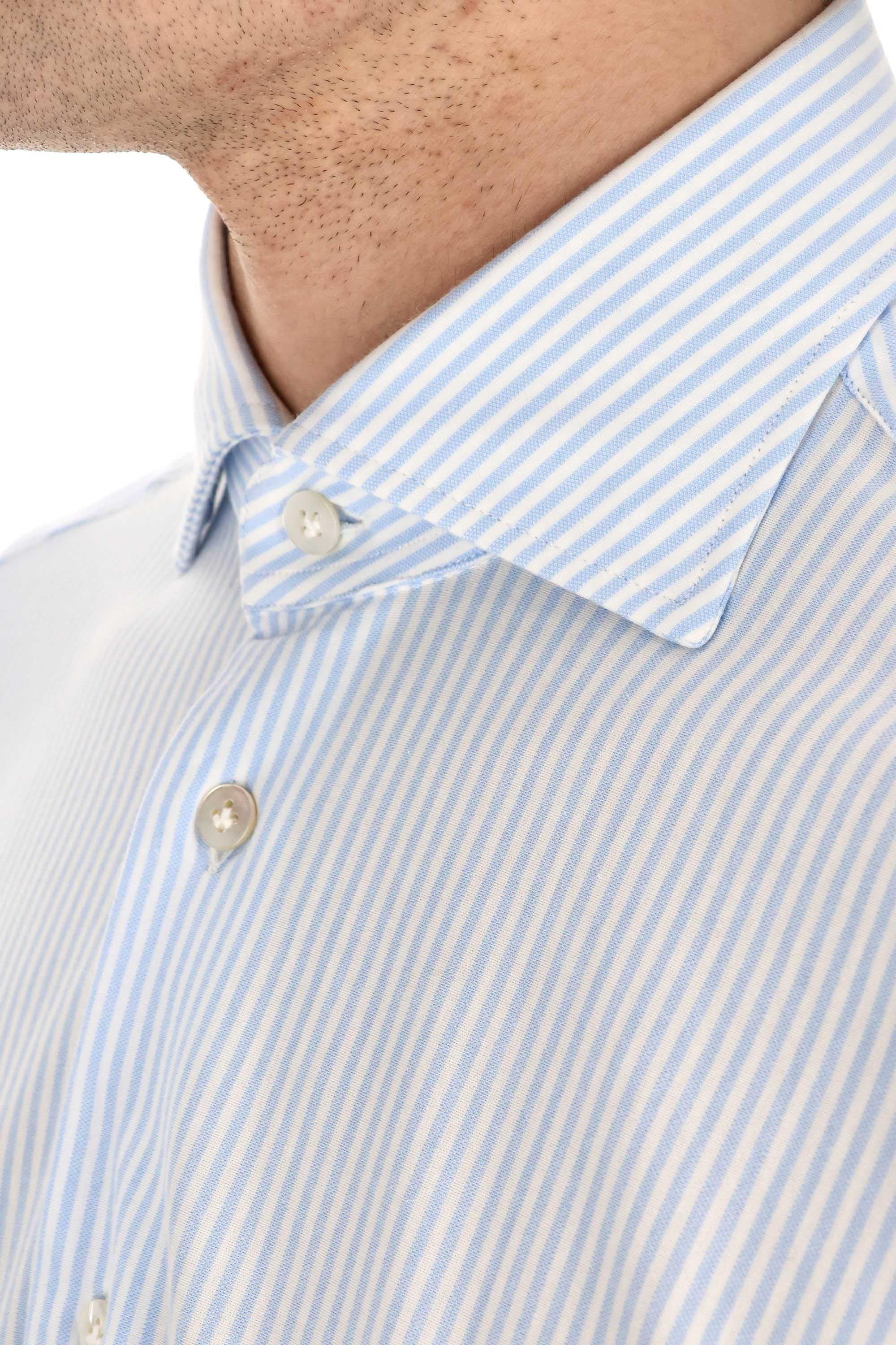 Camicia sartoriale bacchettata stretch 200060 5 Borriello
