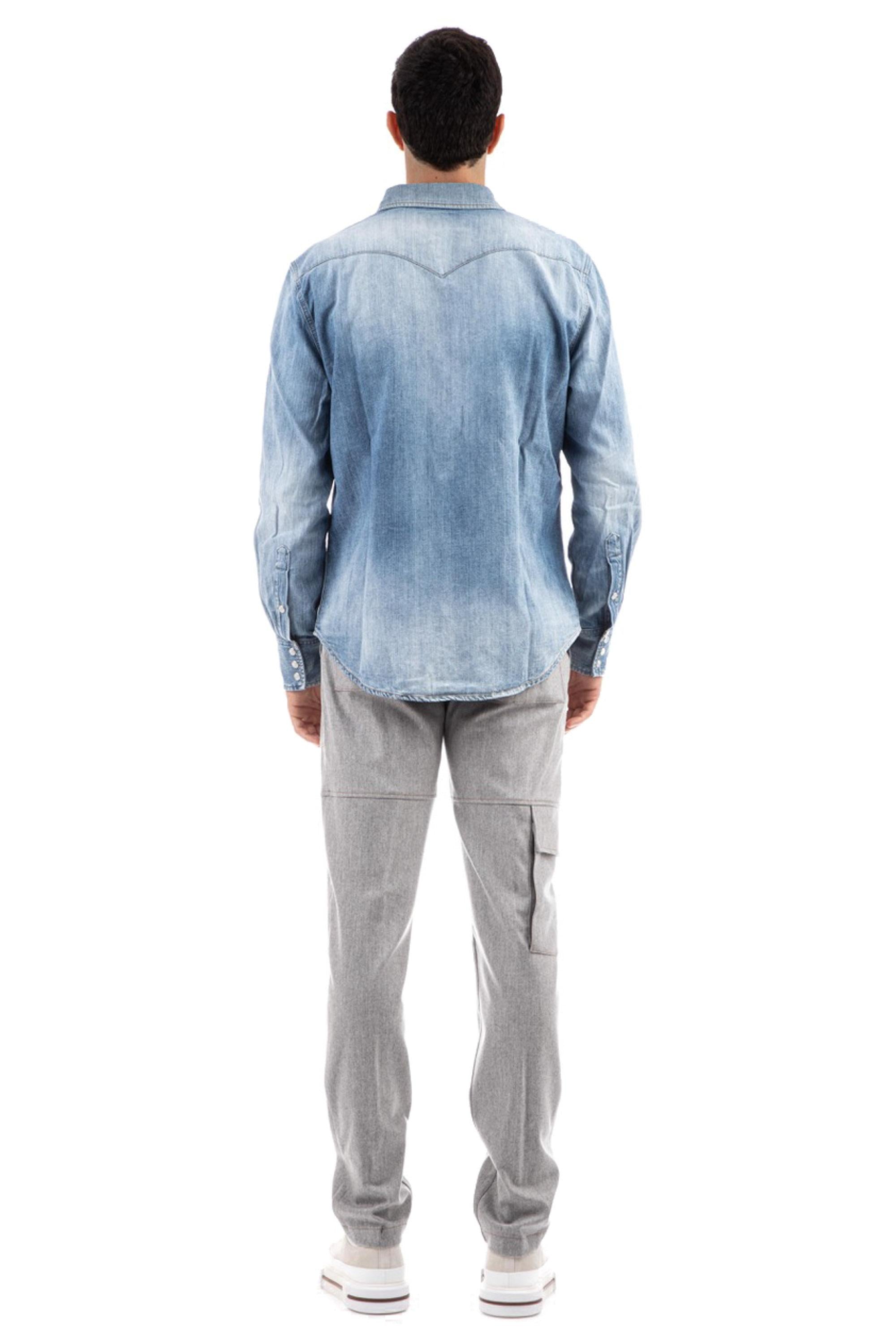 Eleventy Camicia denim mod. texas C75CAMC14 TET0C023 08
