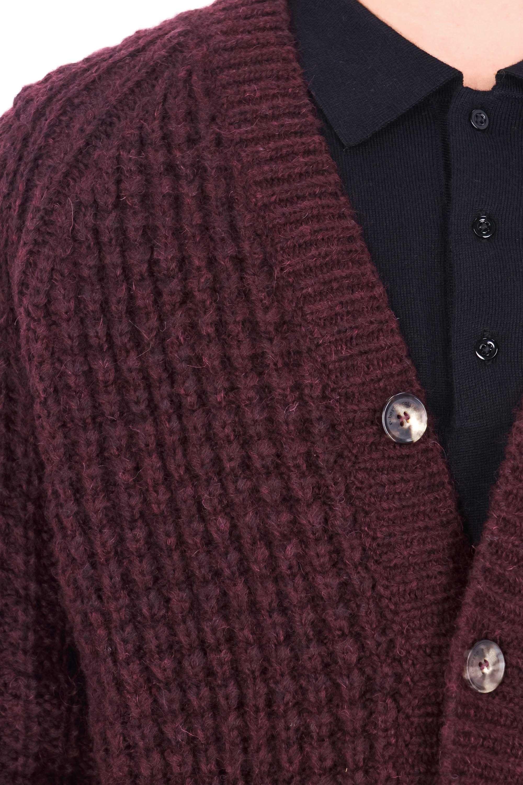 Roberto Collina Cardigan in baby alpaca e lana 3M42110 M4236