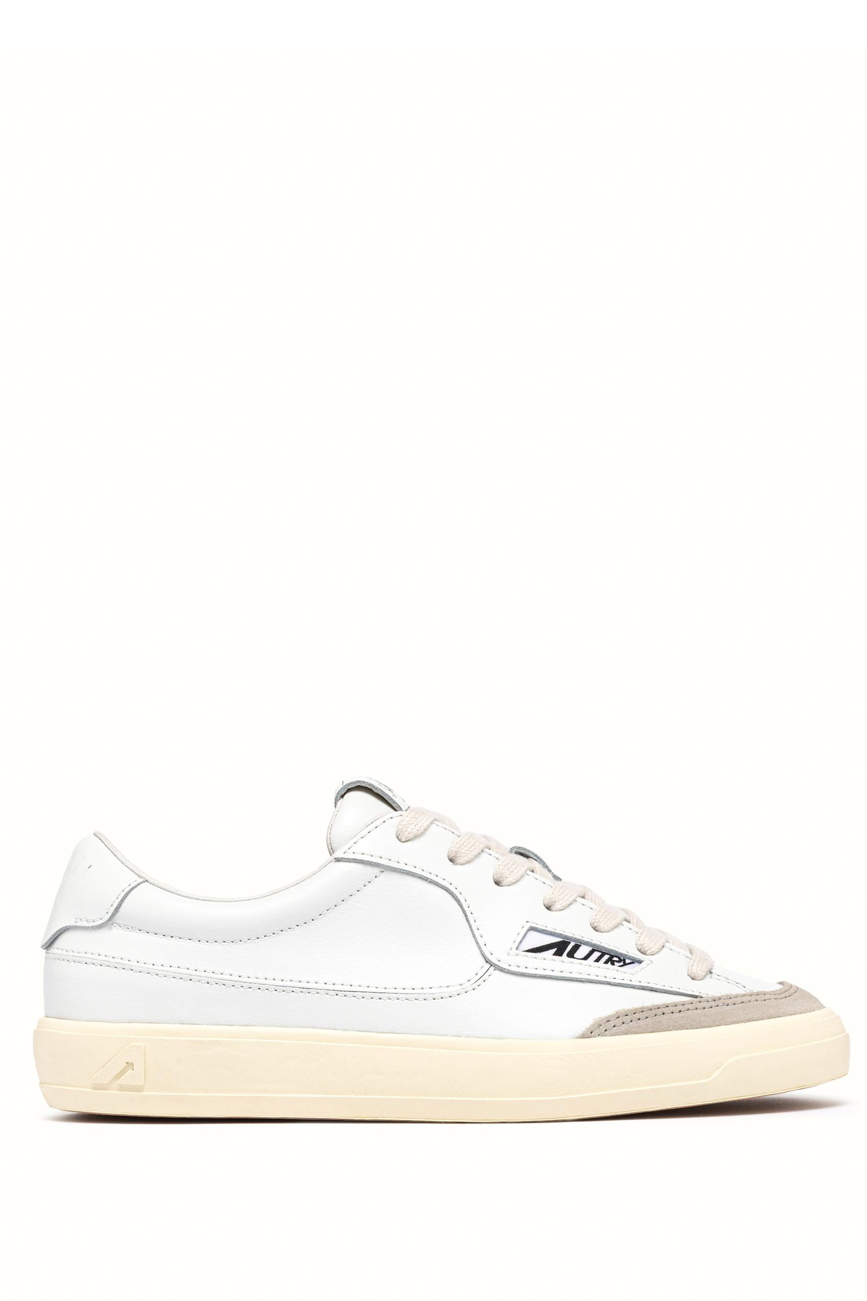 Autry Sneaker donna Windscape in pelle con talloncino bianco SCLW UK01 WHT/WHT