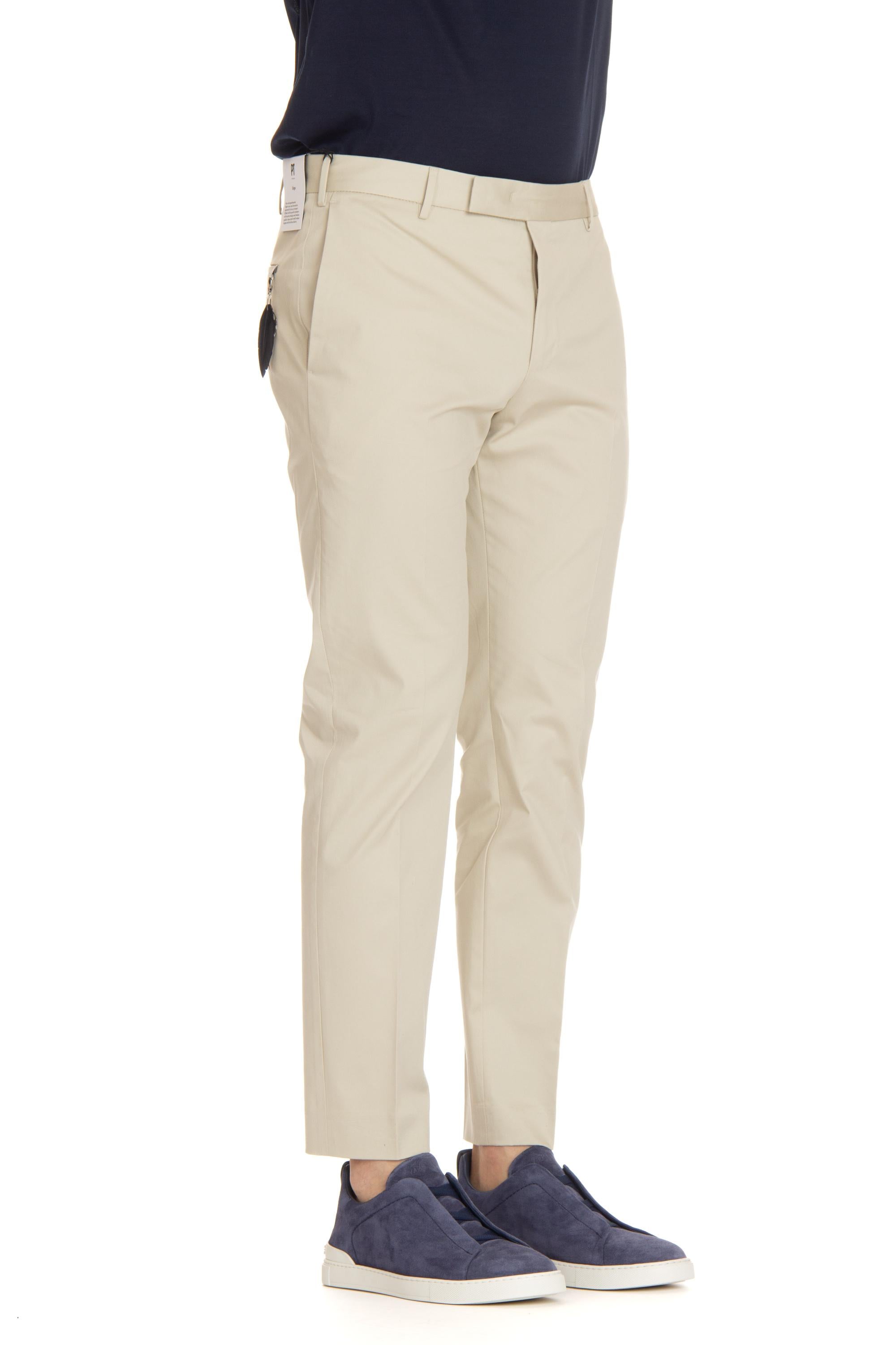 PT Torino Pantalone in cotone twill fit Dieci ASX0Z00FWD SD54/2 0040