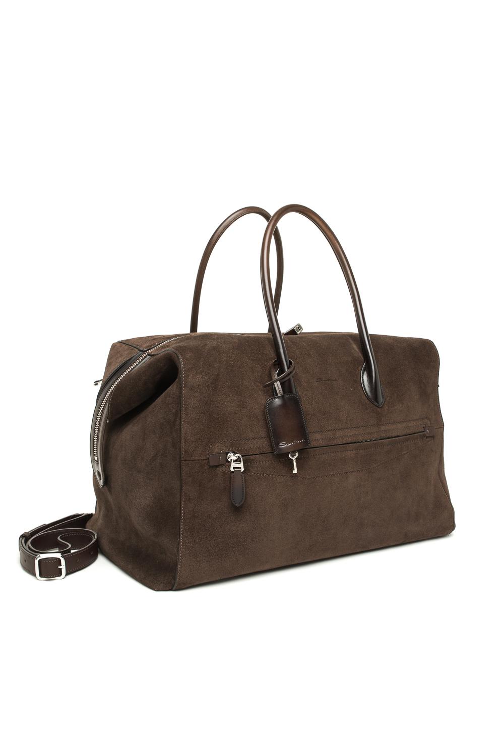 Santoni Borsone viaggio in camoscio UIBBA2646BS T50