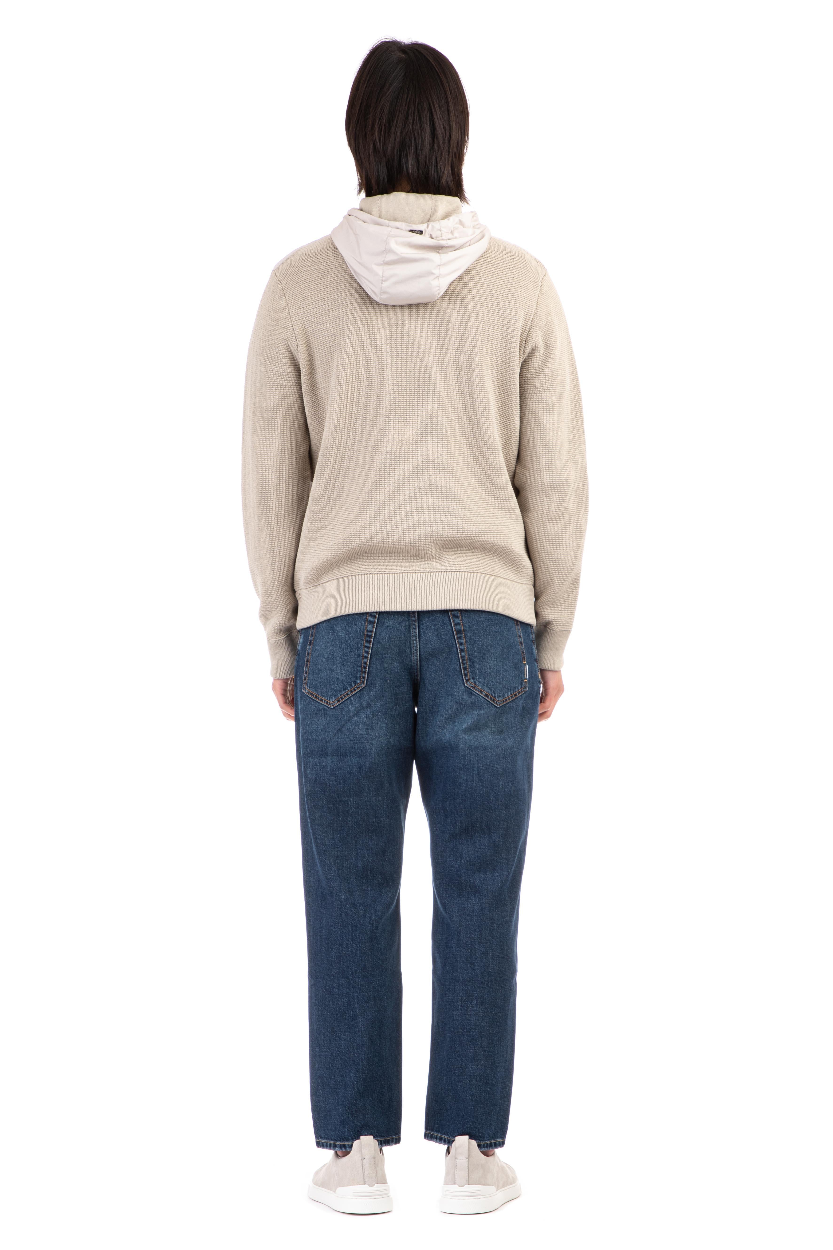 Giubbino bomber bimateriale MC000153U 2605 Herno