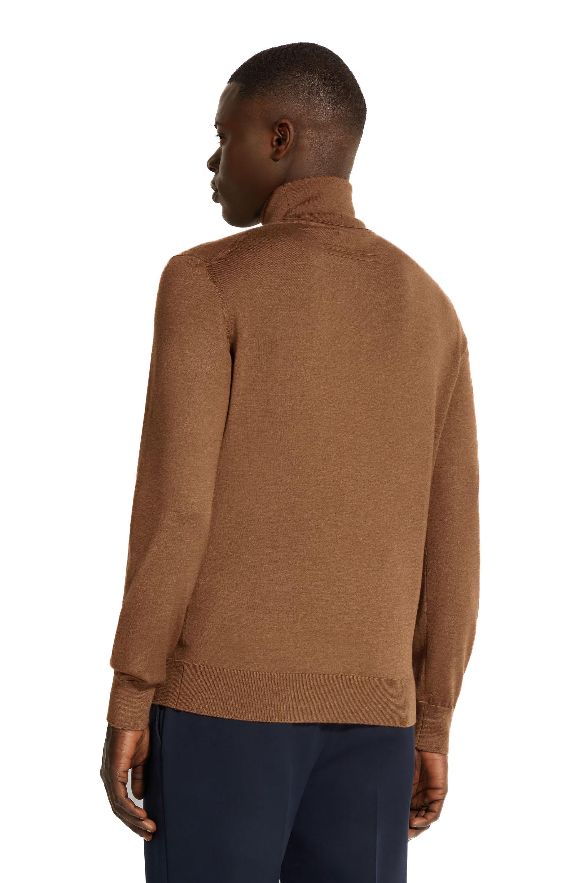 Zegna Maglia dolcevita in cashmere-seta E8J00 120/2 N95