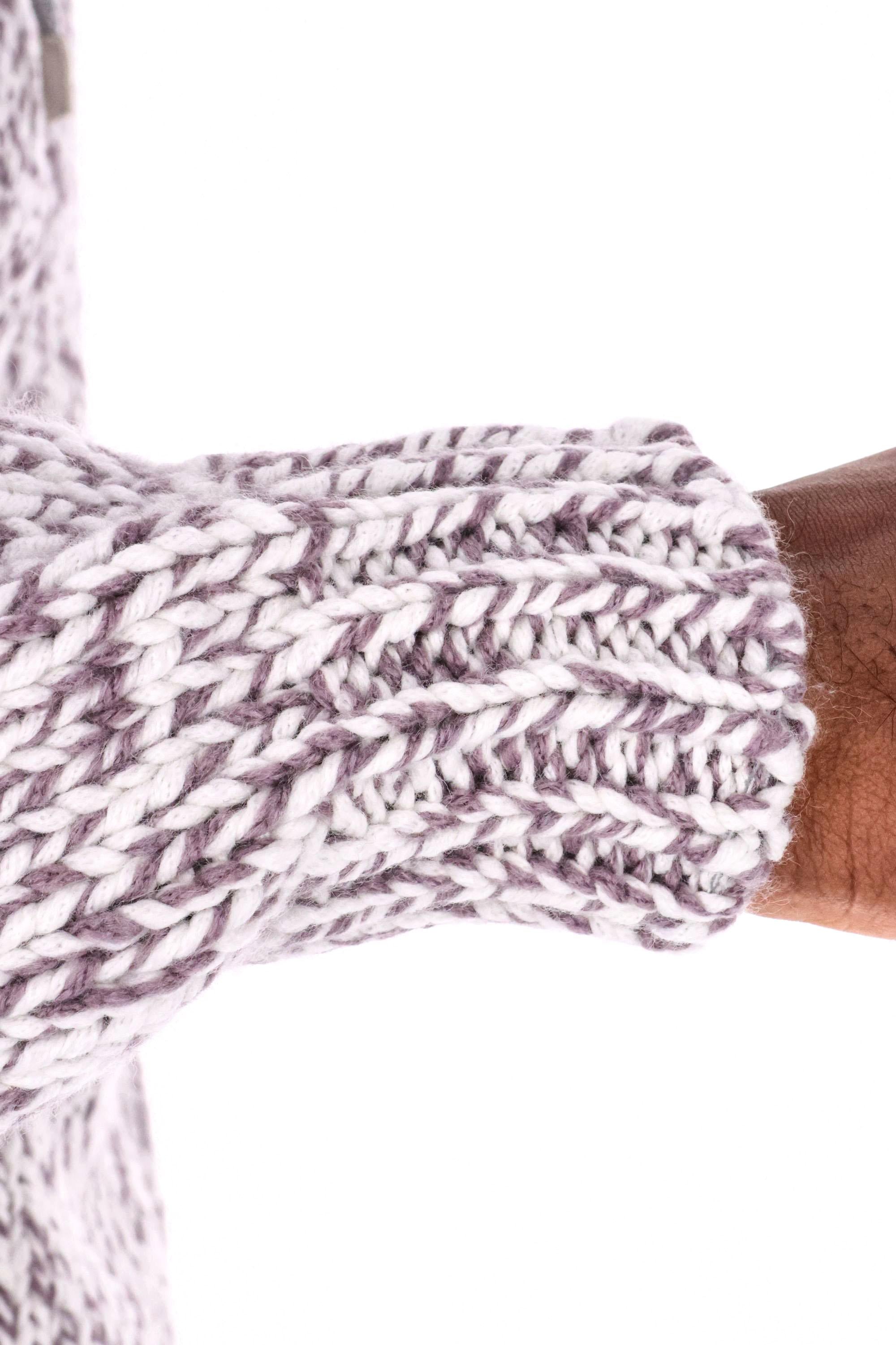 Eleventy Maglia full zip moulinè in cashmere con cappuccio L76MAGL43 MAG0J010/2 81