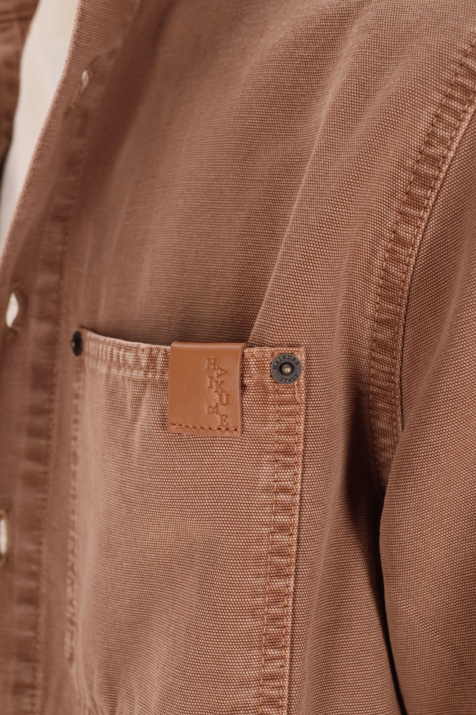 Camicia in canvas mod. Orion 06053GG162PT T0539 Haikure
