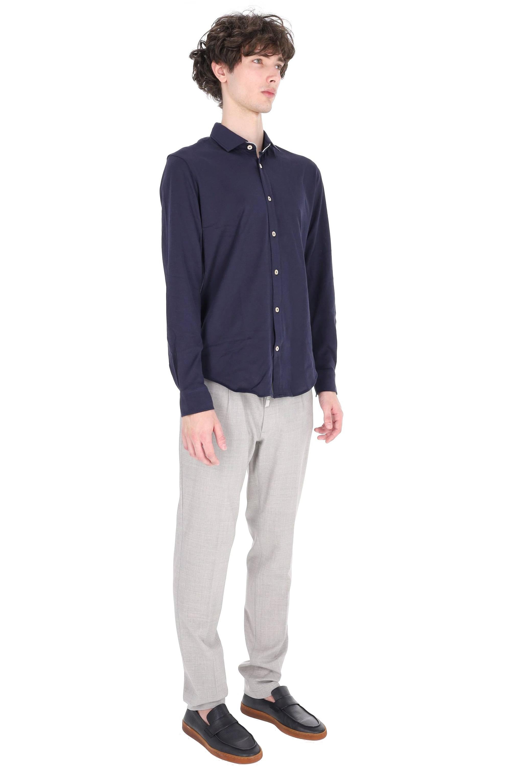 Eleventy Camicia in jersey di cotone X75CAMH02 TSH26001/2 11N