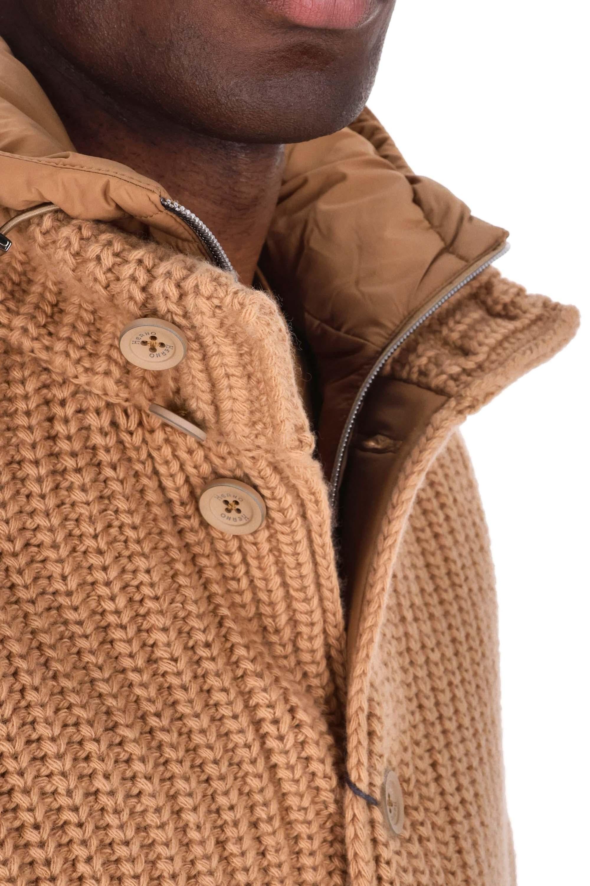 Herno Giubbotto in lana vergine punto pannocchia MC000150U-70016 2157