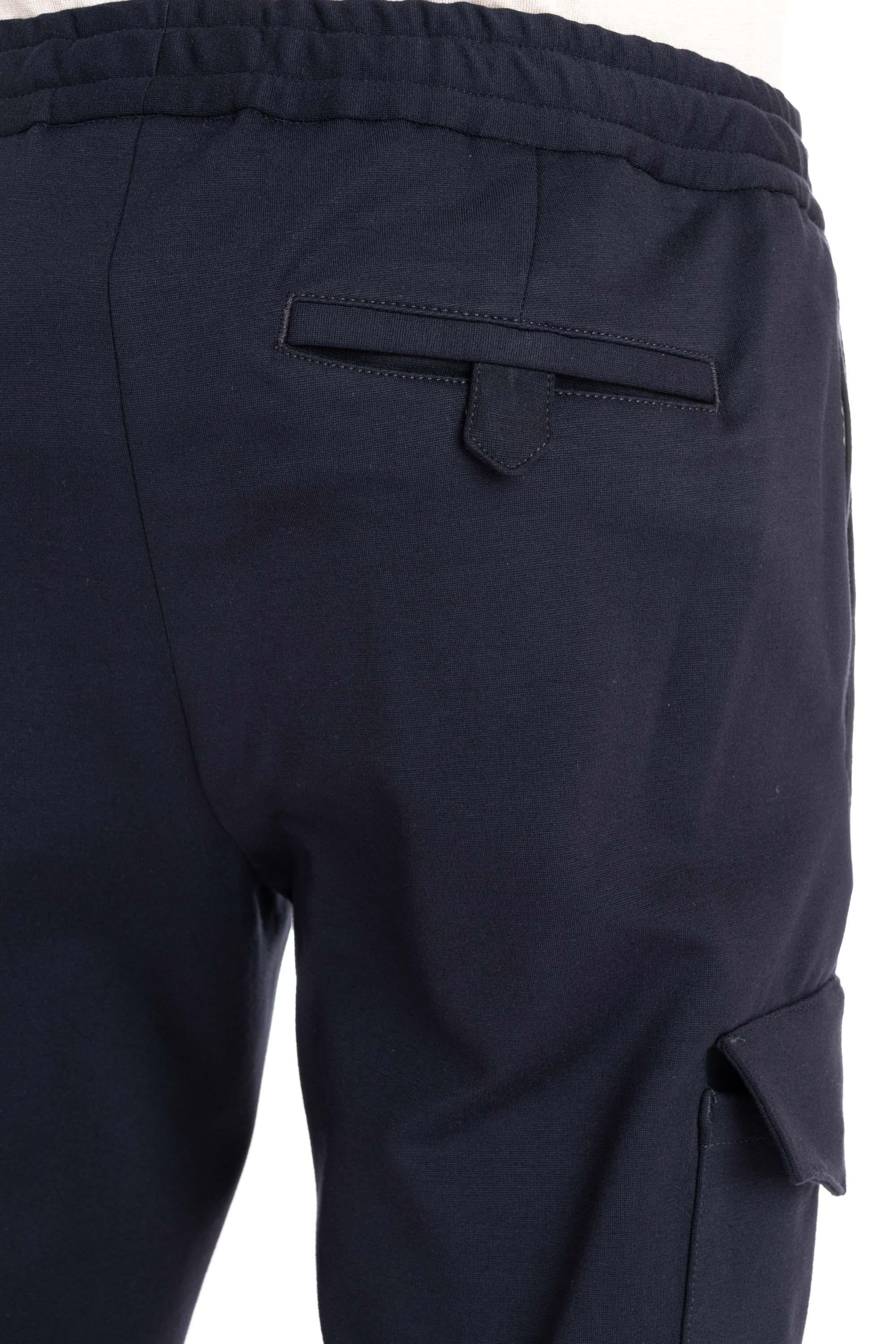 PT Torino Pantalone in jersey di cotone Soft cargo fit TSCNZL0CL1 VD01_2 0365