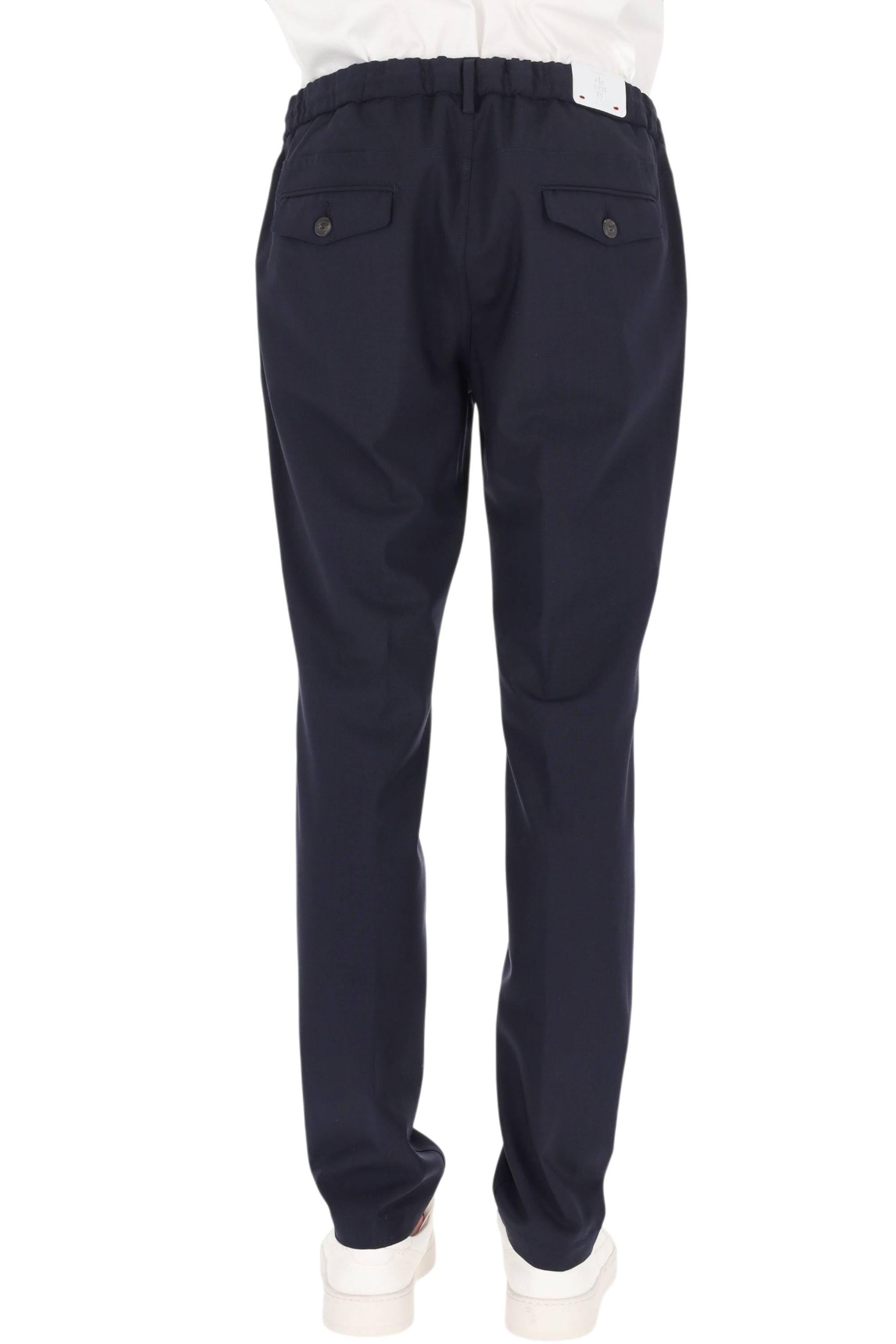 Eleventy Pantalone jogger in lana vergine bi-stretch X75PANB21 TES0A053/2 11N