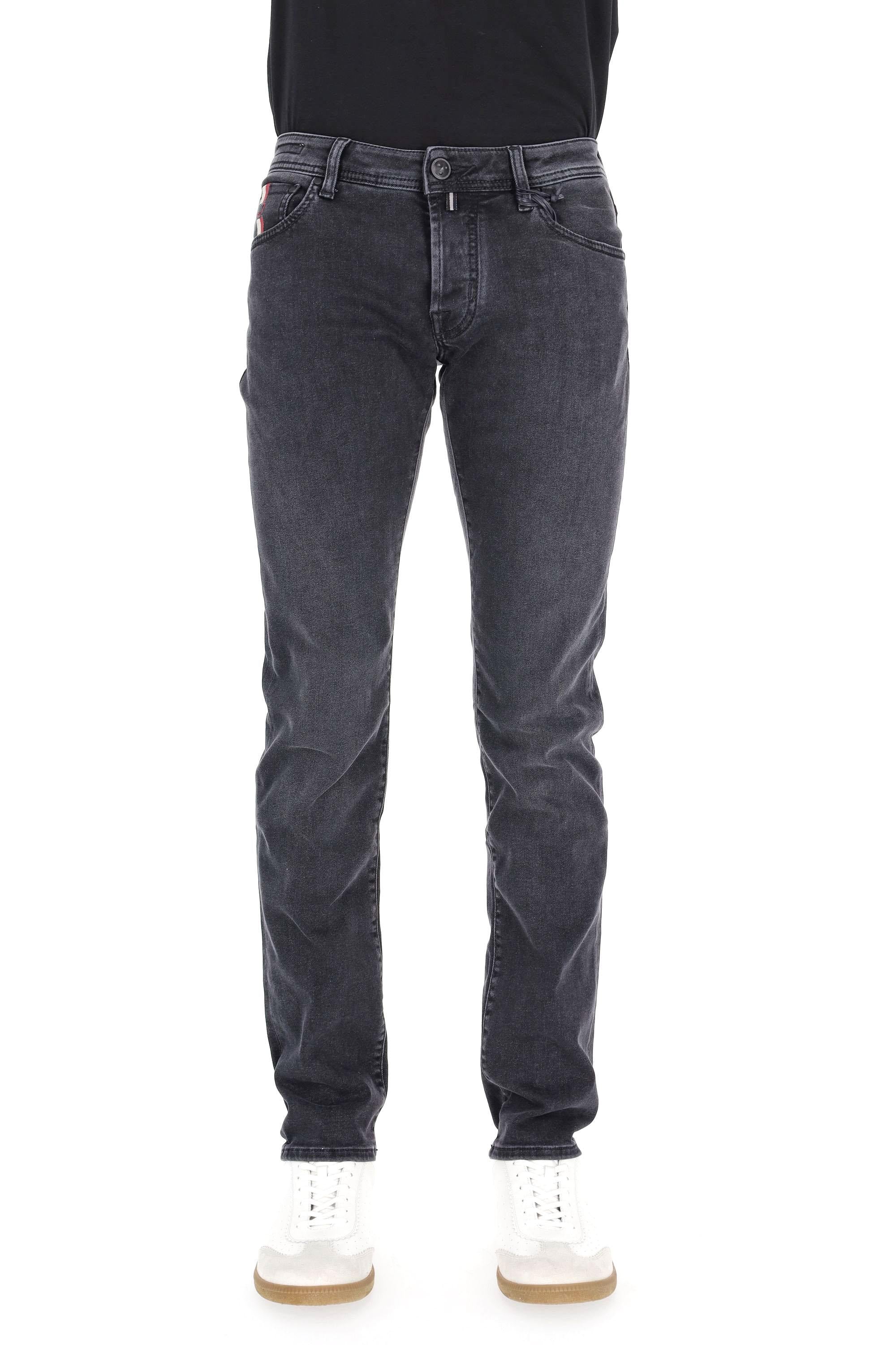 Jacob Cohen Jeans in cotone-modal stretch etichetta saffiano Nick fit JUM_QM006-030-P0023 600D