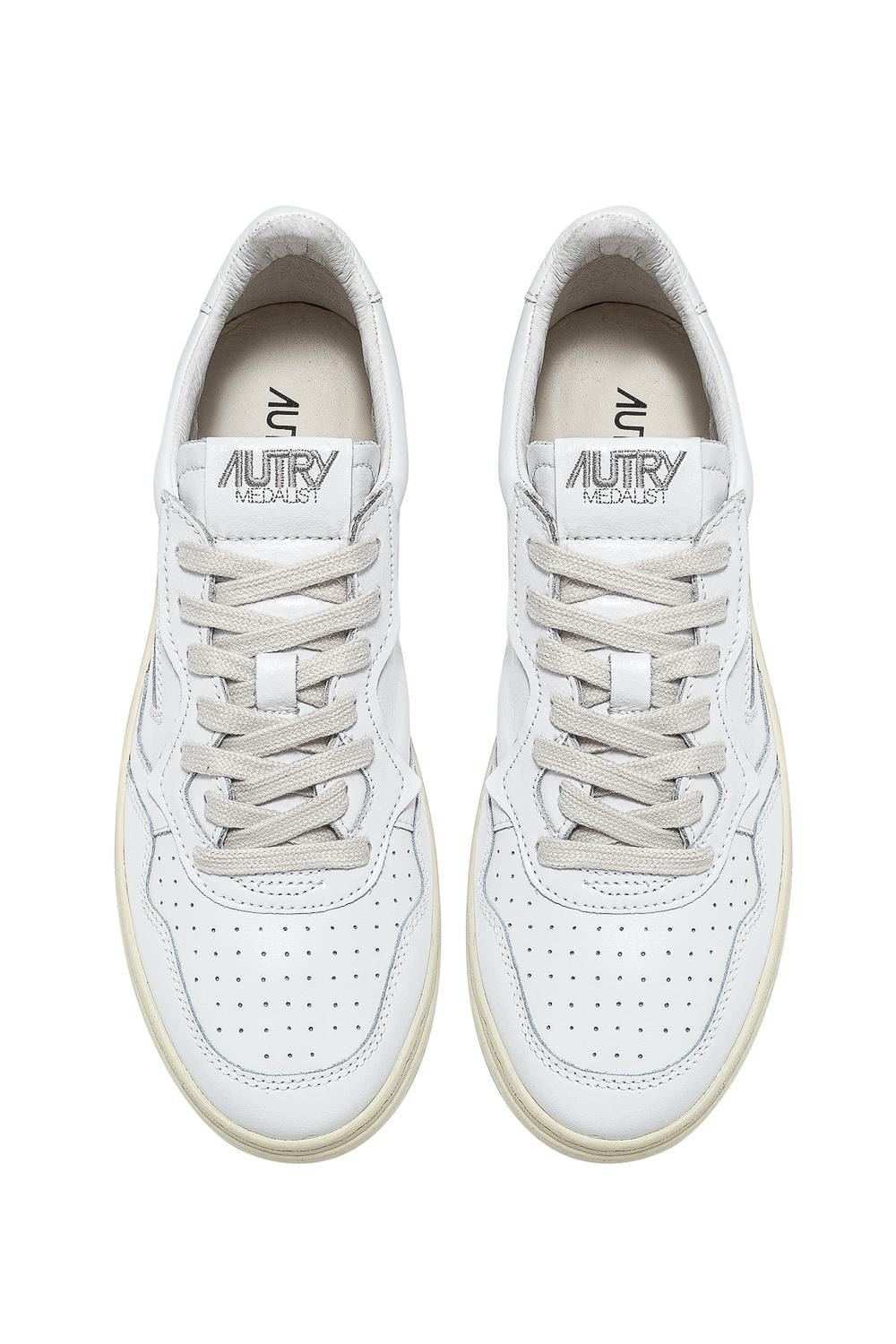 Autry Sneaker medalist in pelle talloncino bianco AULM - LL15 LL15
