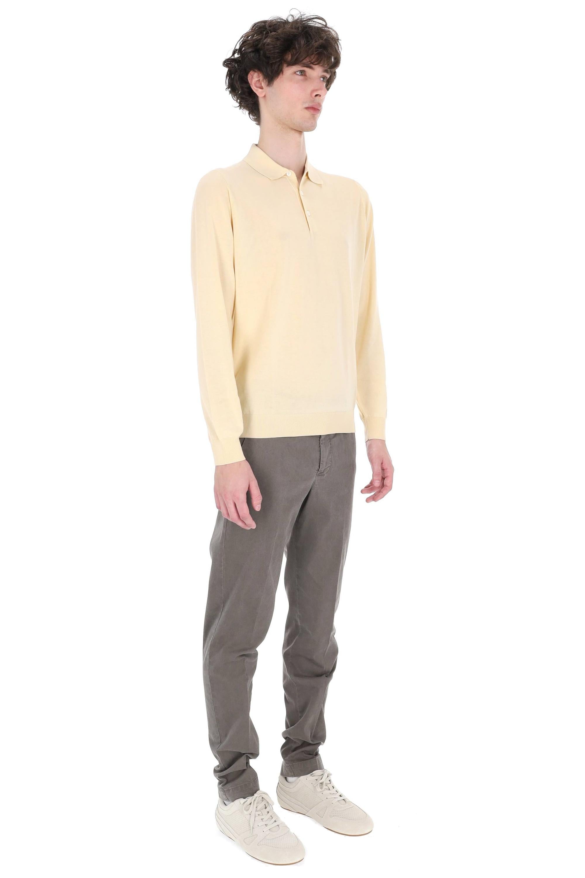 Drumohr Polo manica lunga in cotone D0GN214L 206