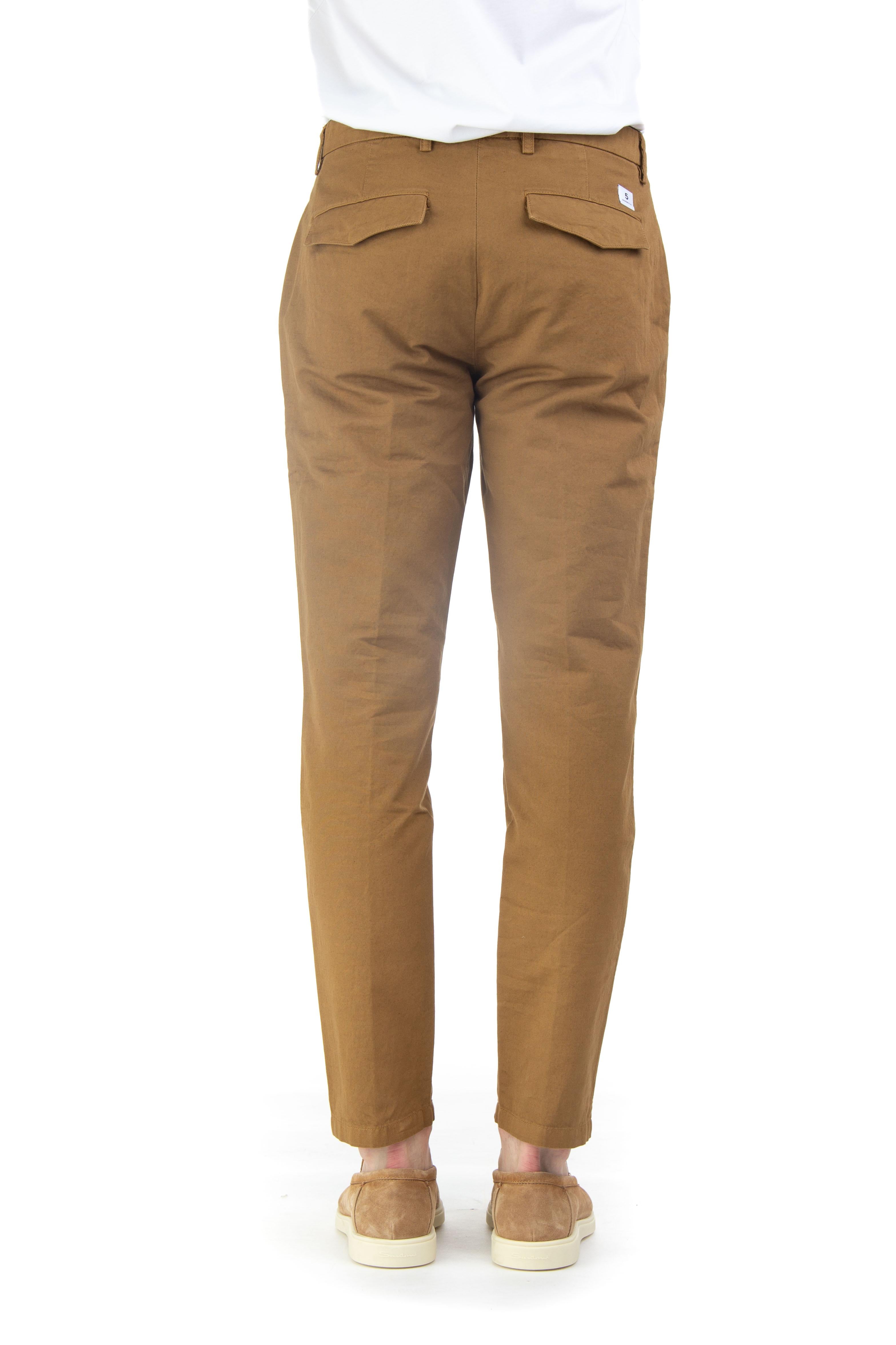 Pantalone in cotone-lino modello prince UP005 1TF0022 608 Department 5