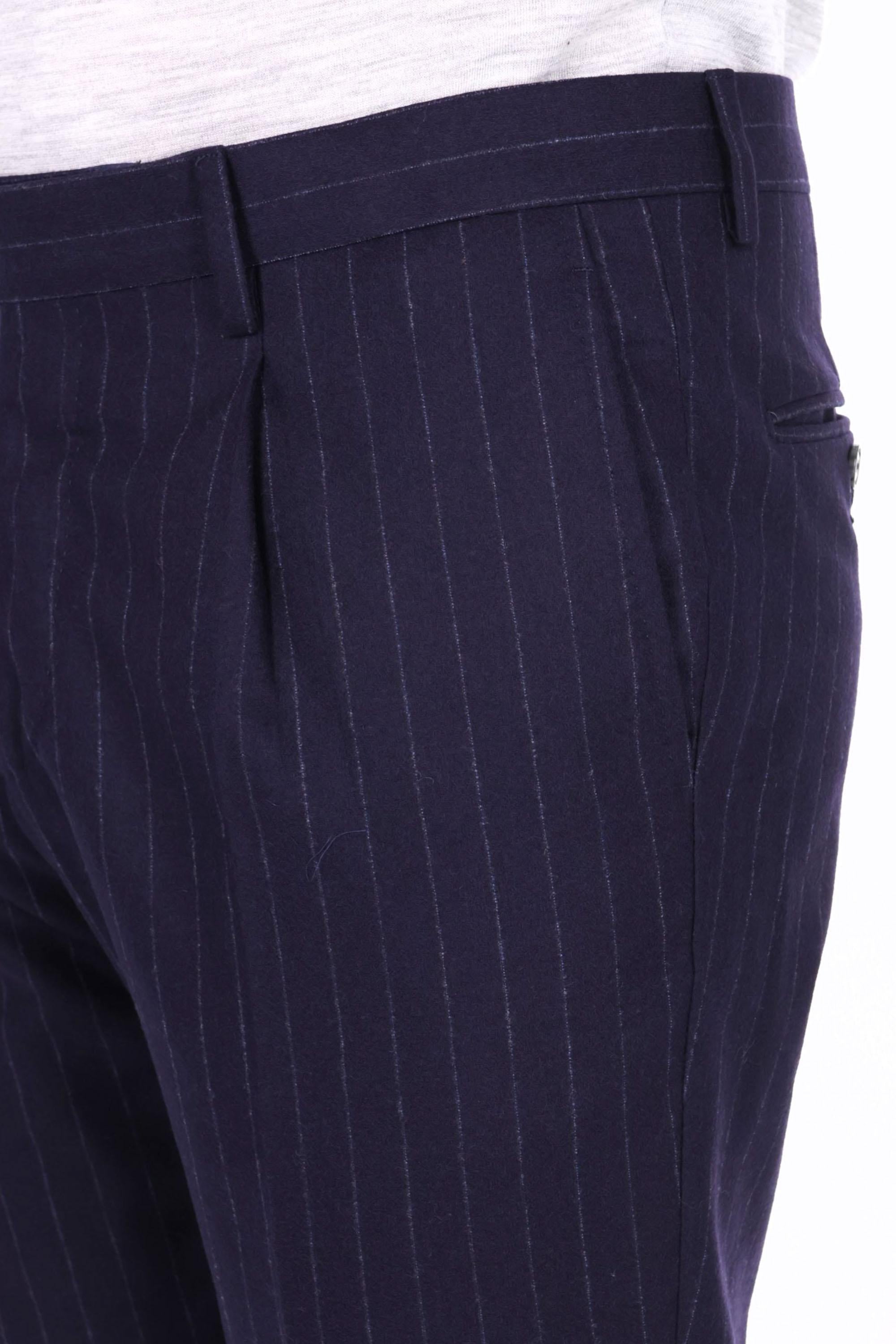Barba Abito gessato doppiopetto in lana comfort S6__51074 0089