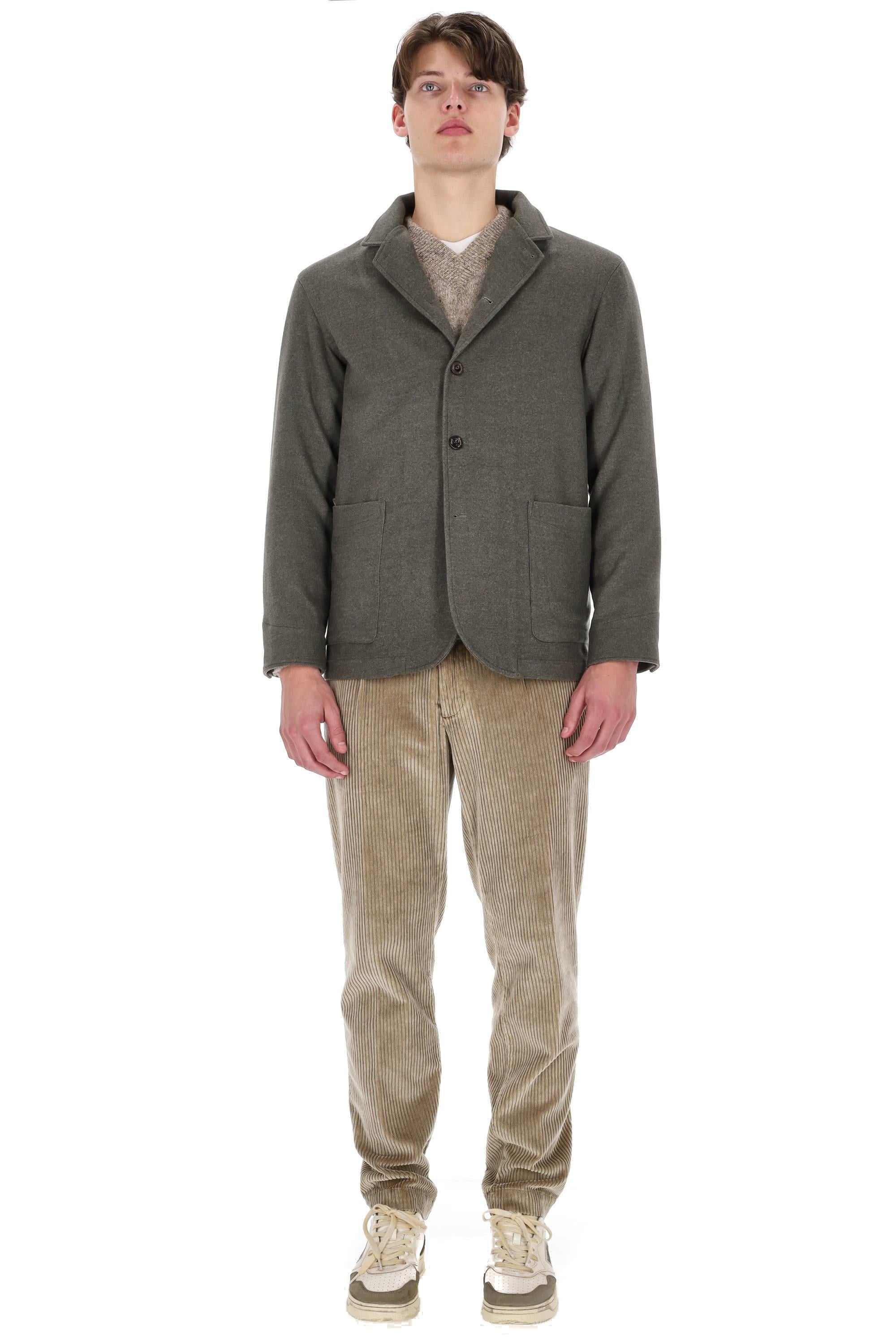 Finamore Giacca sartoriale 4 bottoni in double di lana mod. Frans FRANSM100-510023-A5021 04