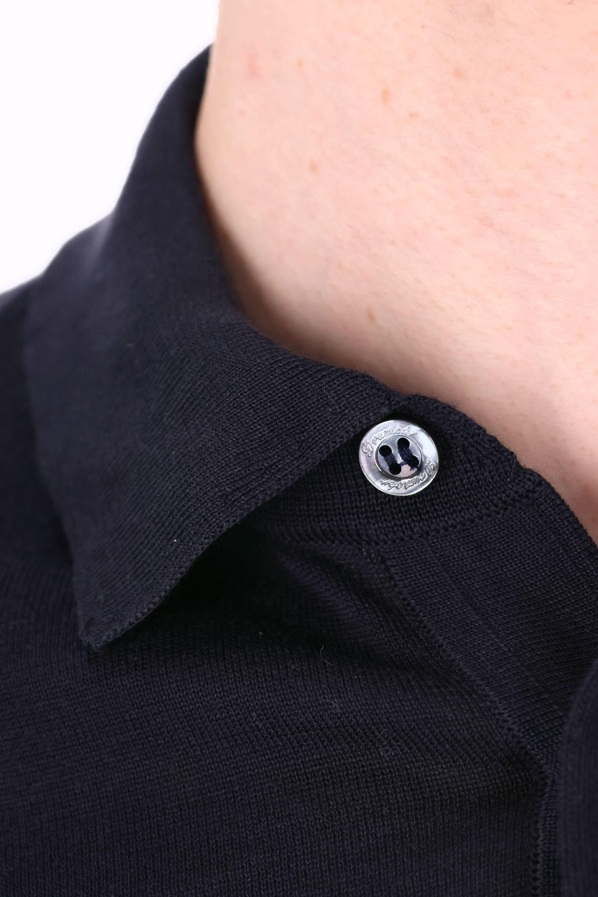 Drumohr Polo manica lunga in cotone D0GN214L-3 795