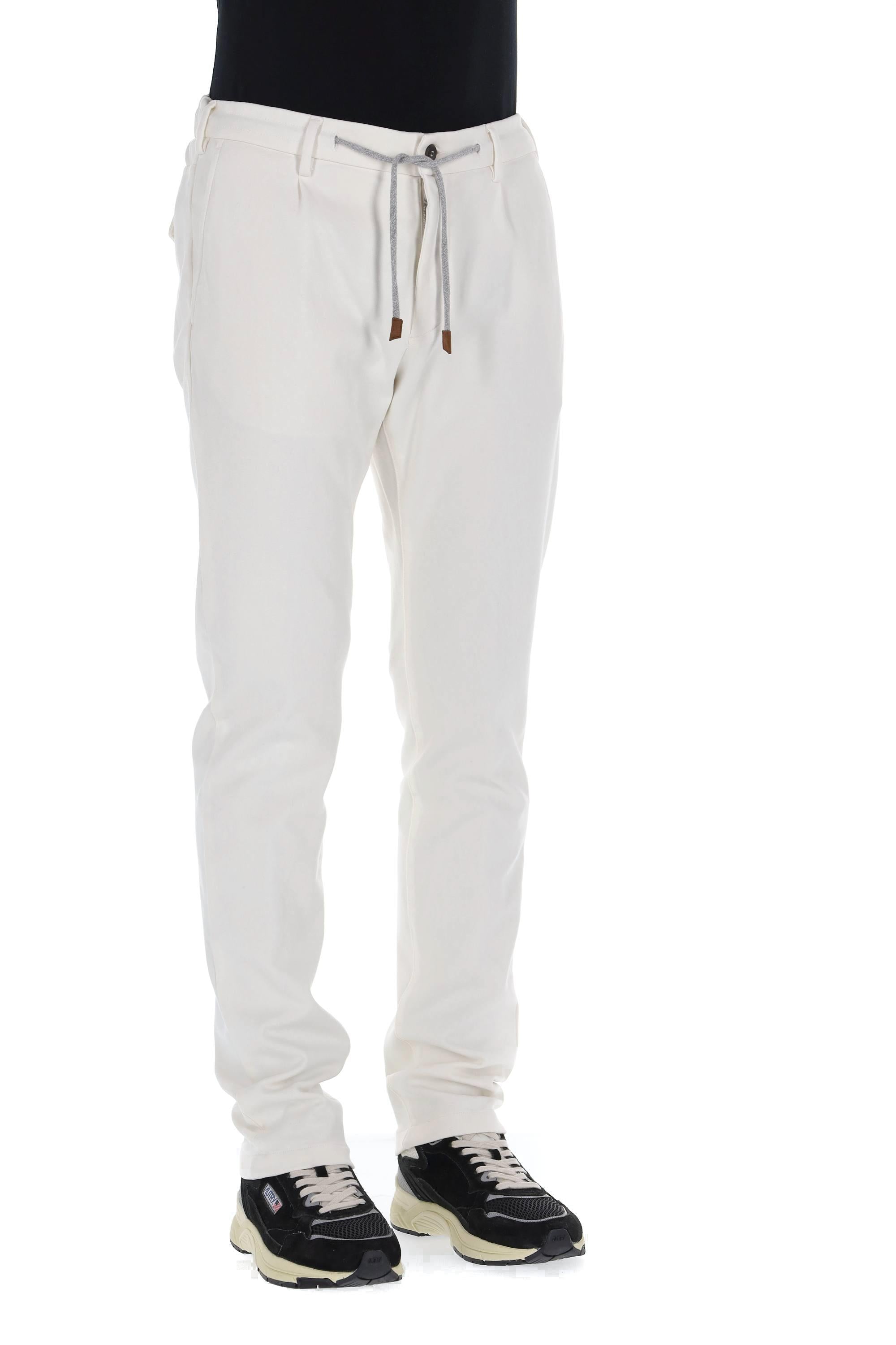Eleventy Pantalone jogger in jersey di cotone triple stretch X75PANB21 PAN28031 01A