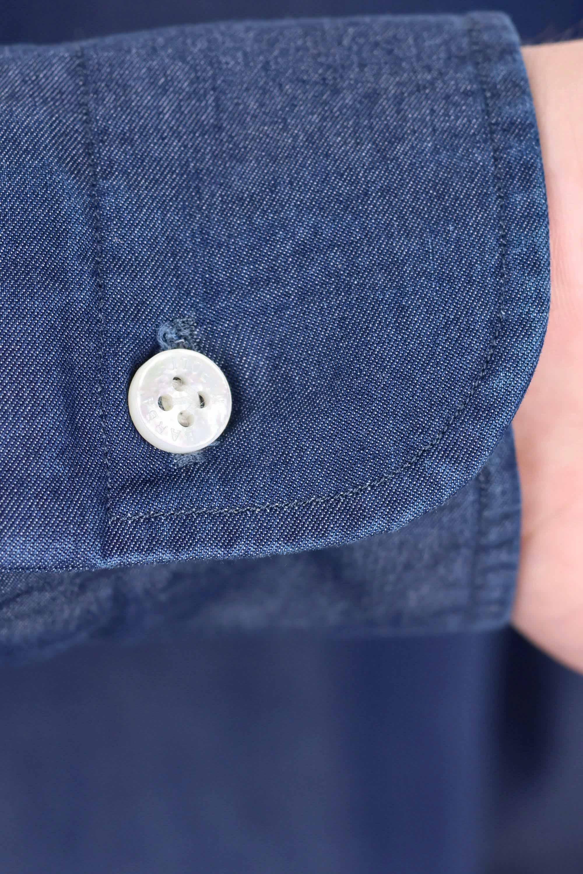 Barba Camicia sartoriale in denim linea Dandylife LIU13P01PZ0998U 0001