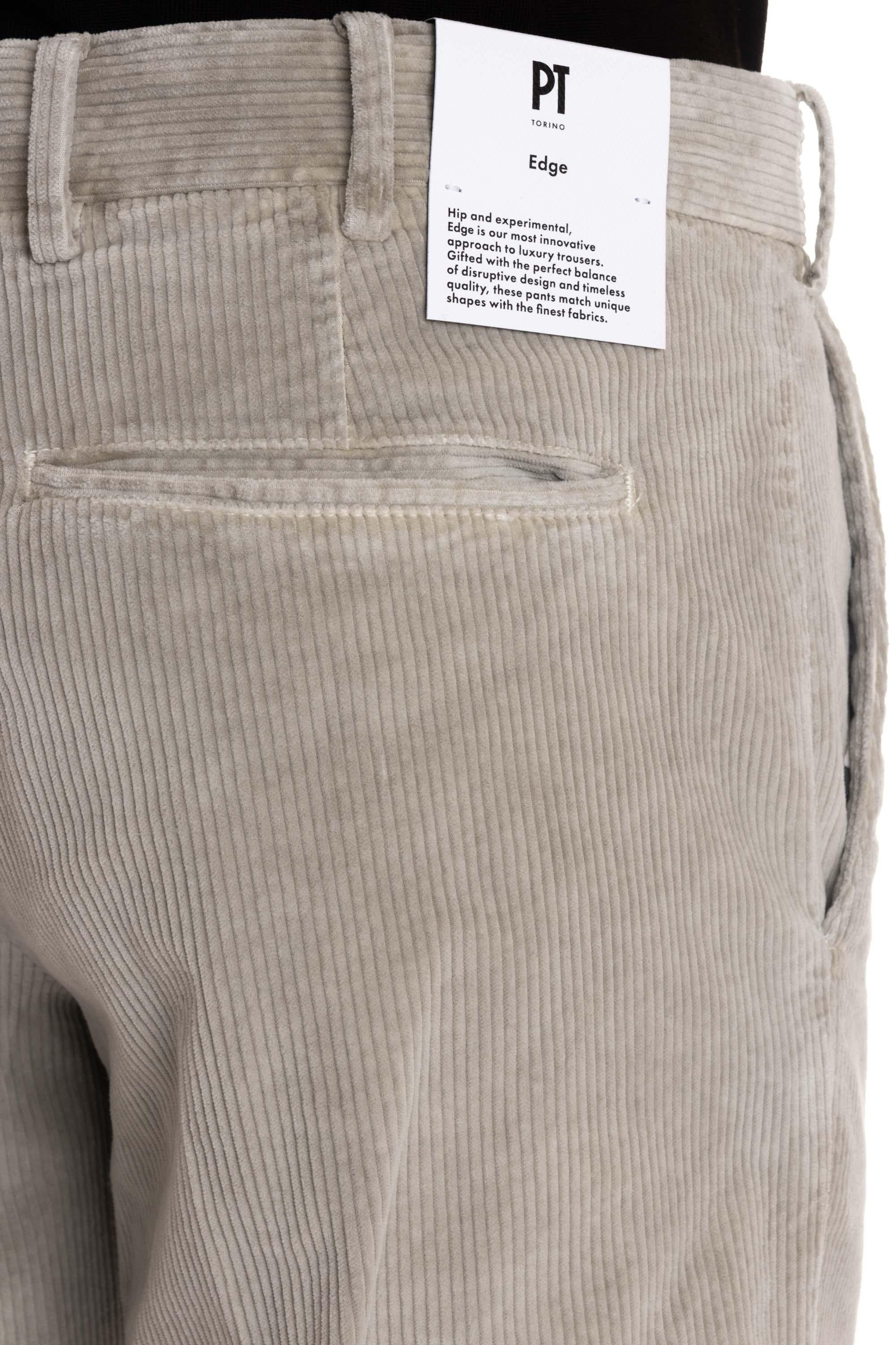Pantalone in velluto coste 500 righe Rebel fit RTZ1Z00FWD TU87 N022 PT Torino