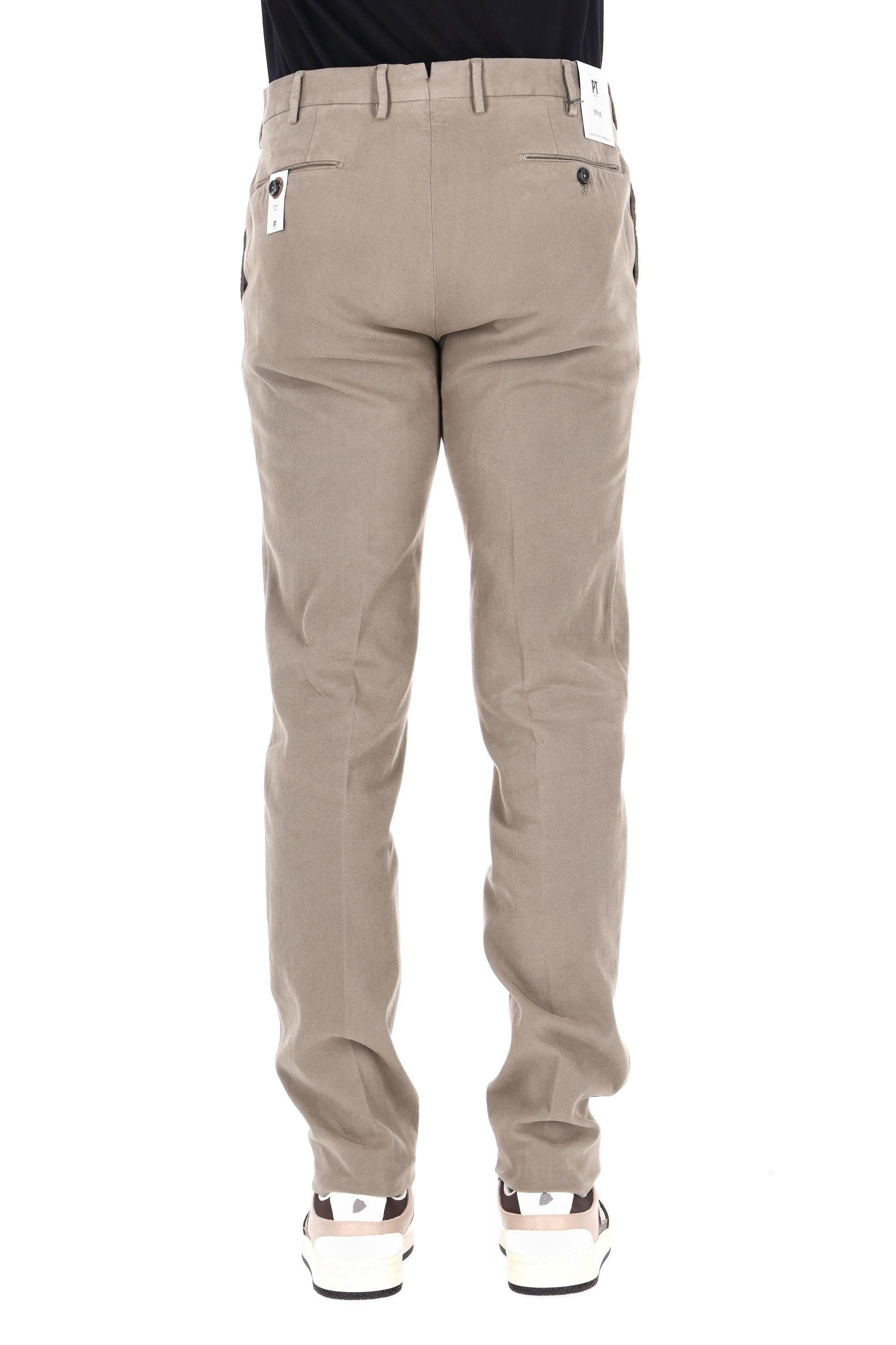 PT Torino Pantalone in cotone micro struttura Slim fit VT01Z00CL1 SD72 Y121
