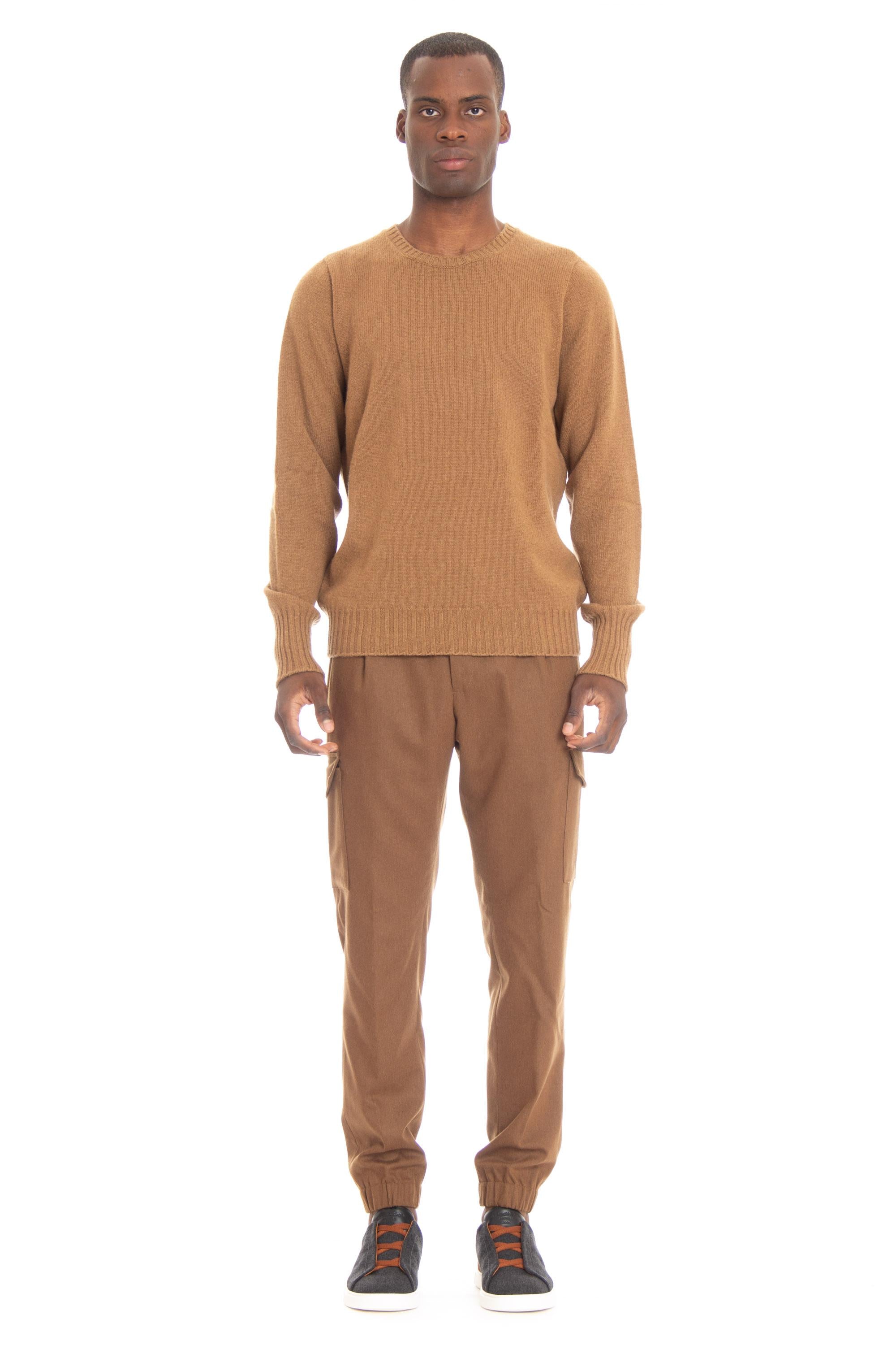 Maglia girocollo in lana di agnello D4W103_8 539 Drumohr