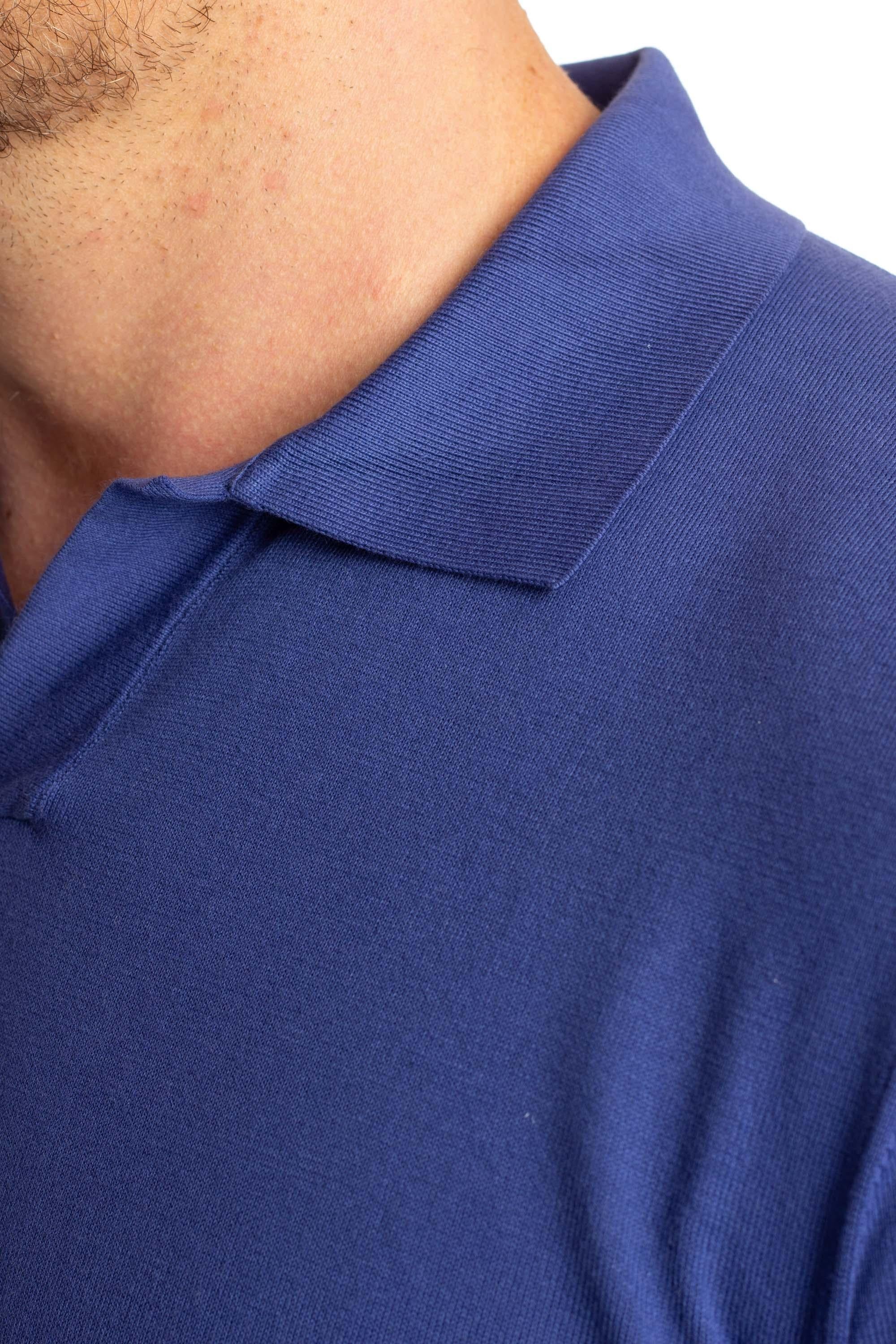 Polo manica corta in cotone Giza MU109/2 T104 Il Setaccio