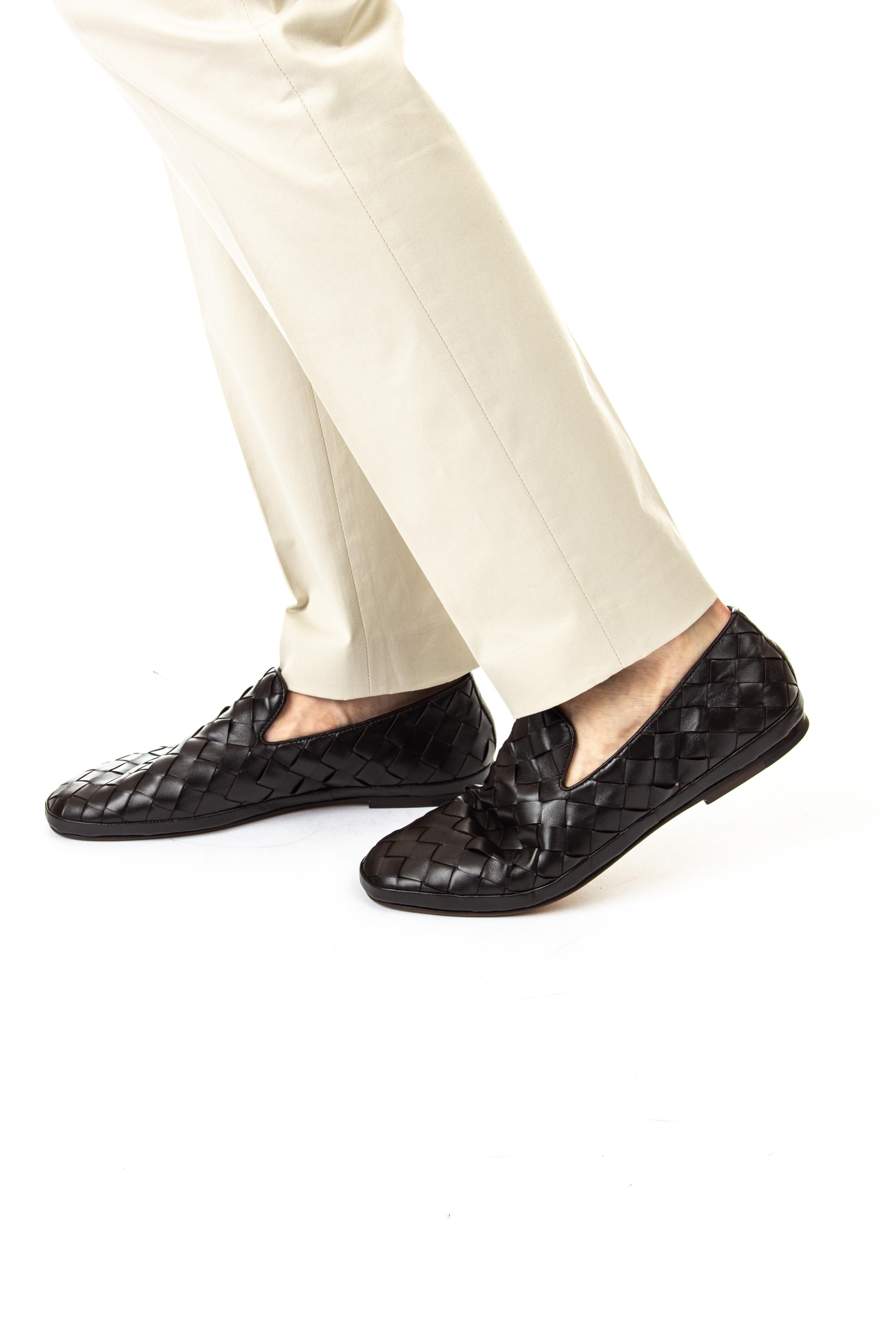 Henderson Slip on in nappa intrecciata GUINEA.X.1 T.MORO