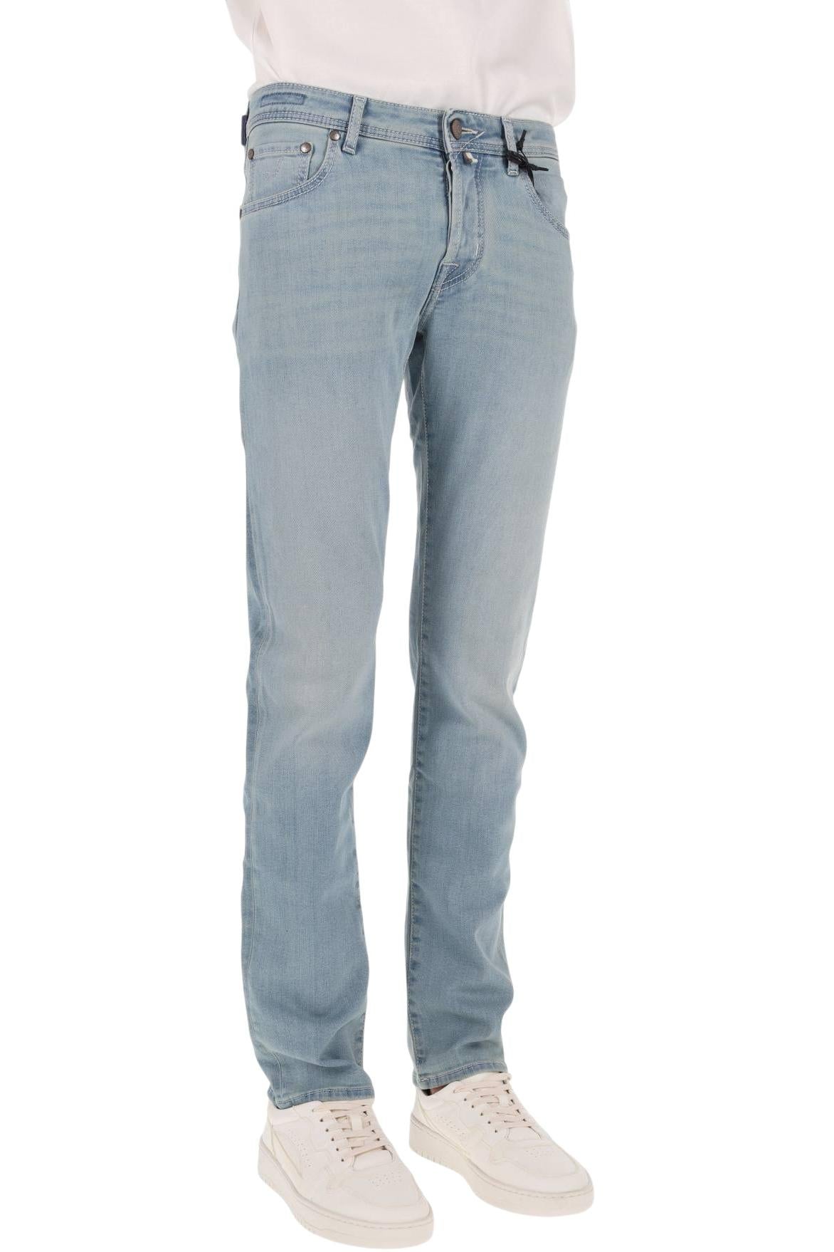 Jacob Cohen Jeans in cotone comfort etichetta cavallino intarsiato Nick fit QM006-053-P3621 NICK 300D