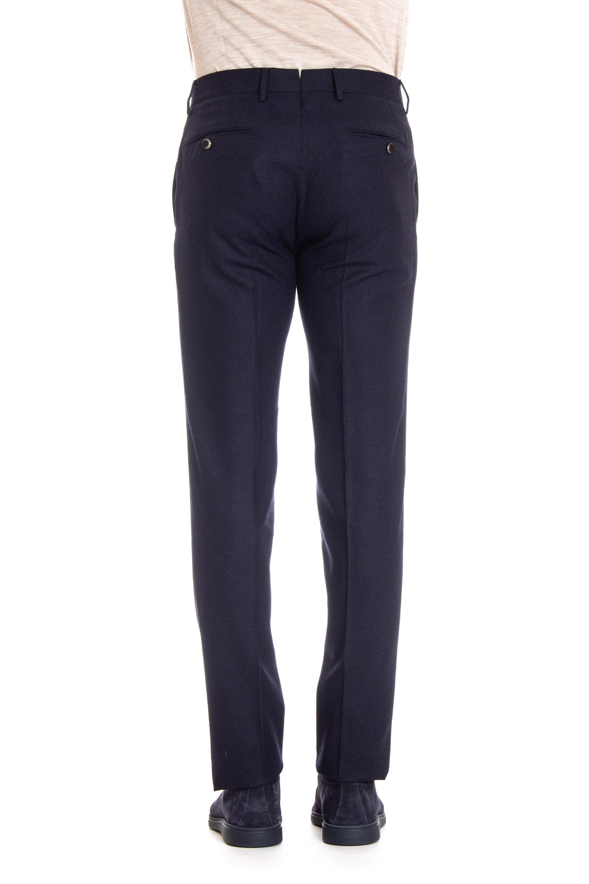 Pantalone in lana super 130's Slim fit fronte piatto VF01Z00CL1 FN13 0360 PT Torino