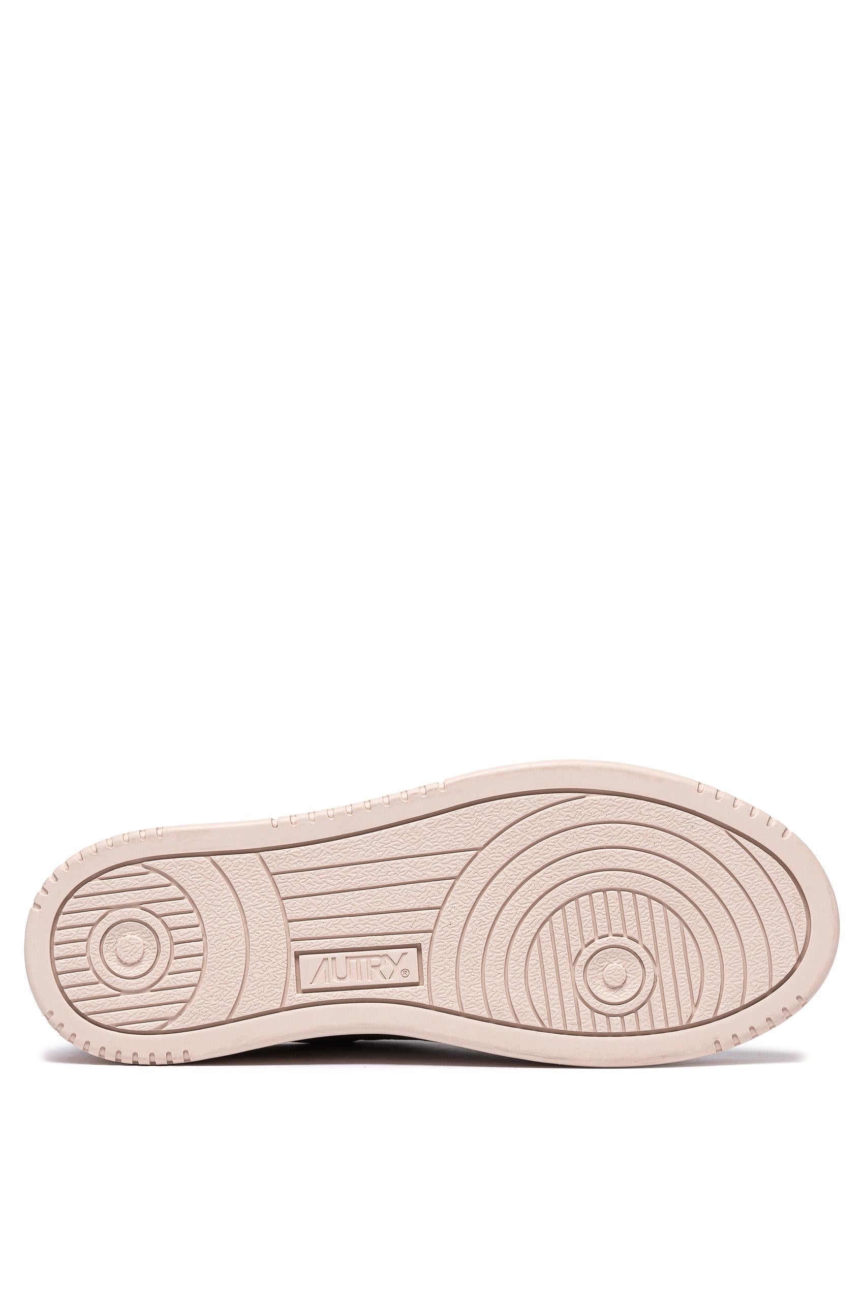 Sneaker donna in pelle craclè modello Medalist AULW RA04 WHT/PINKTINT Autry