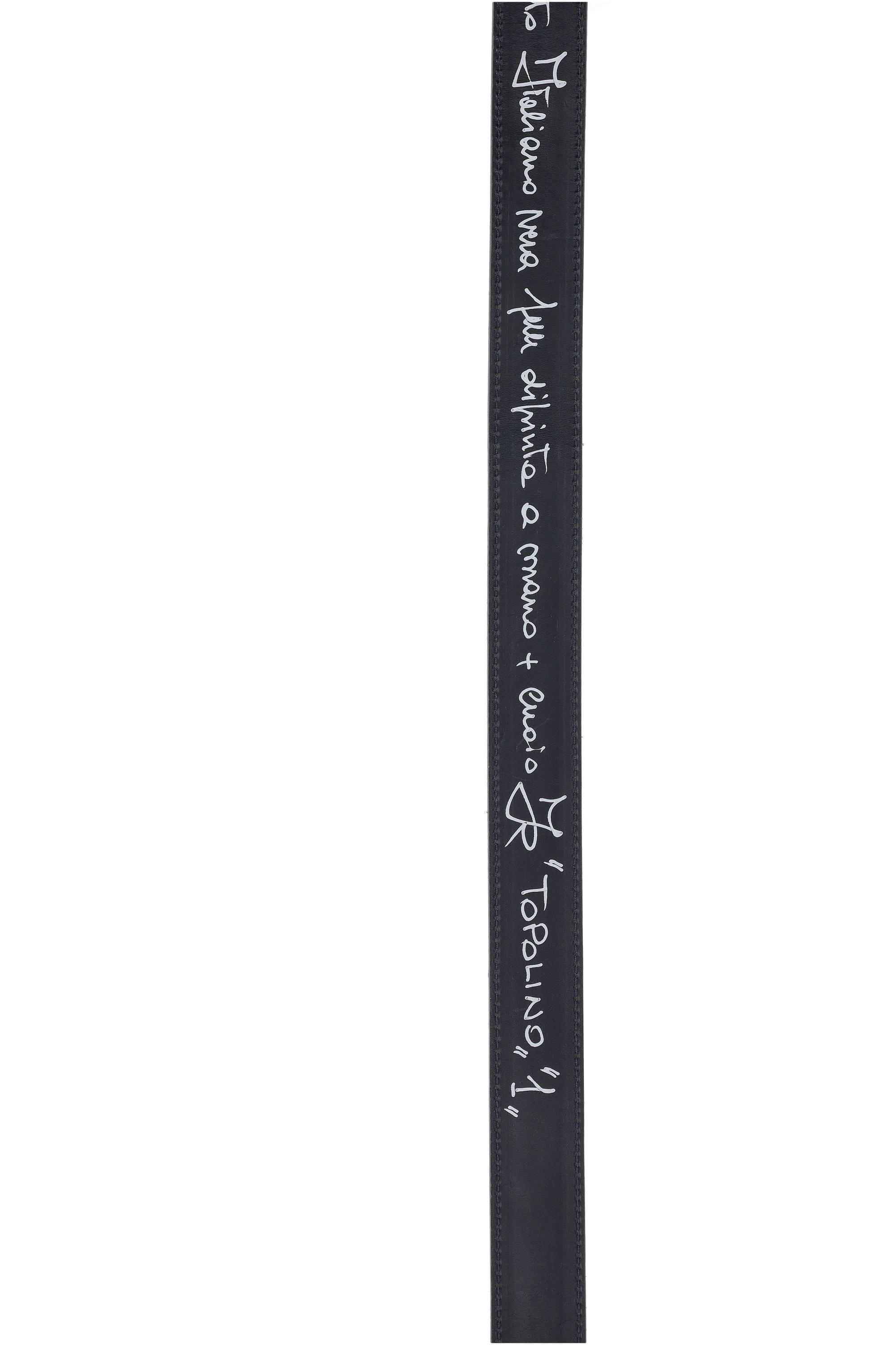 Artigianato Italiano Cintura artigianale in pelle dipinta a mano "Topolino 1" TOPOLINO 1 MLTCLR