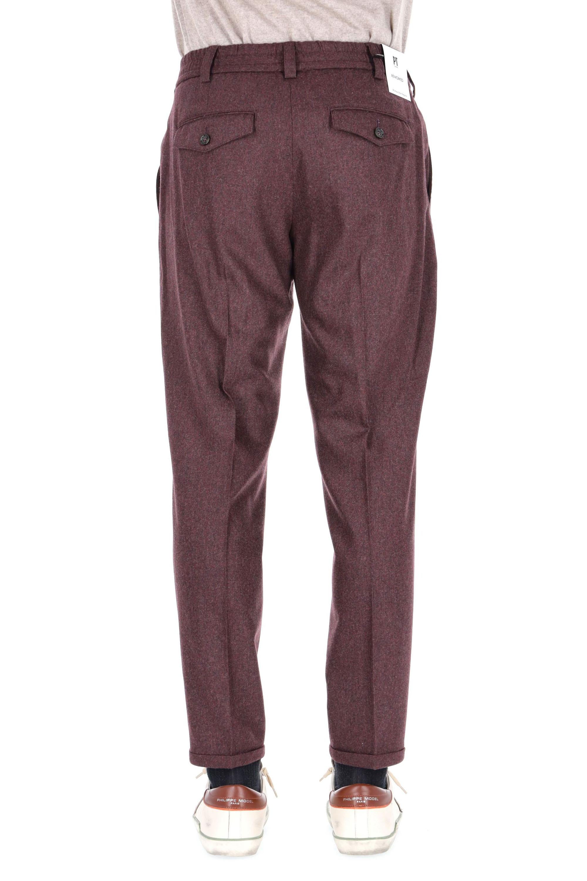PT Torino Pantalone in flanella di lana e cashmere Rebel fit RFRBB30REW TO03/2 0690
