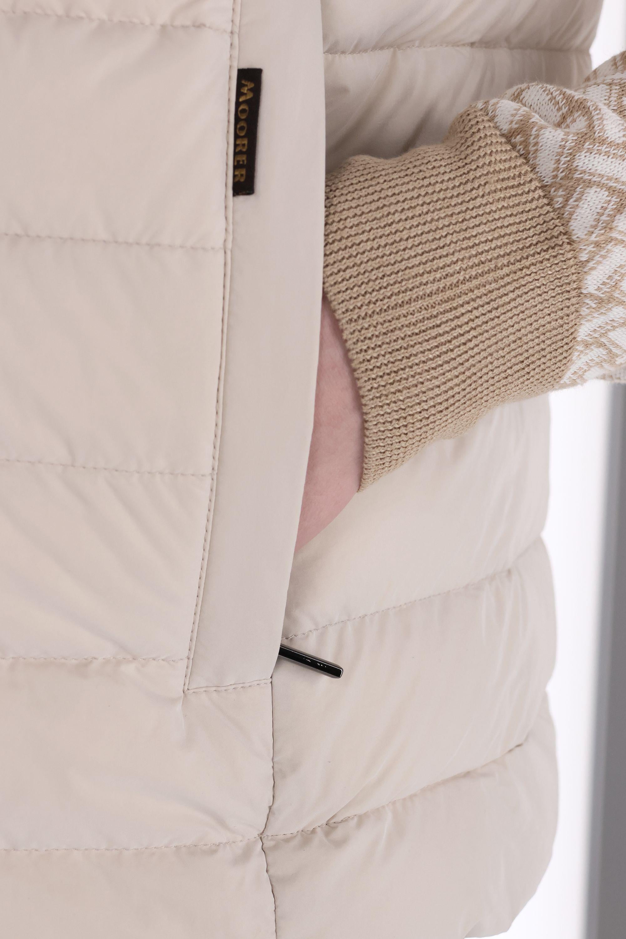 Gilet in piuma mod. Calaf-Os CALAF-OS_2 STONE Moorer
