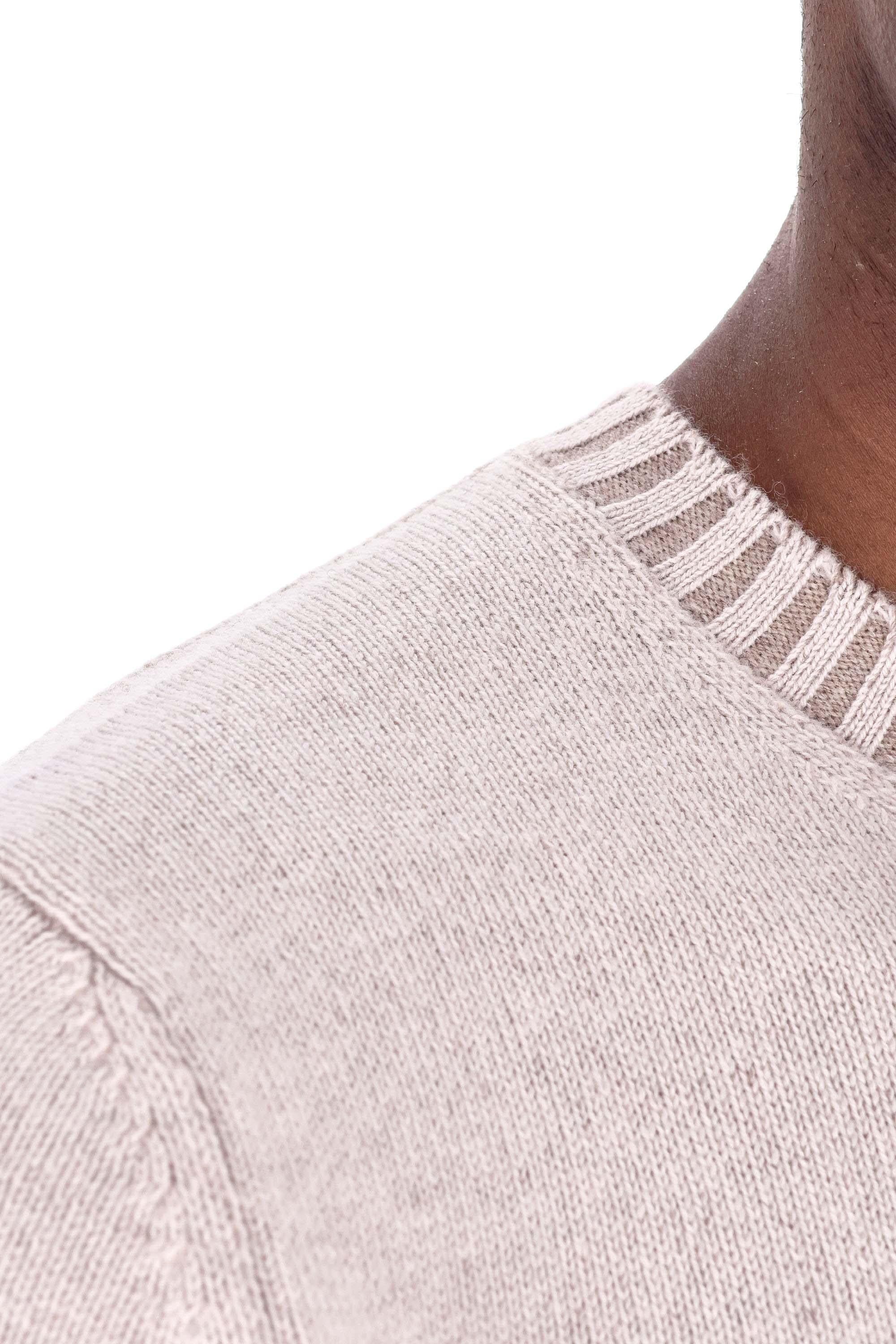 Maglia girocollo vanisé in lana-viscosa-cashmere 1961323555 0113 113 Barba