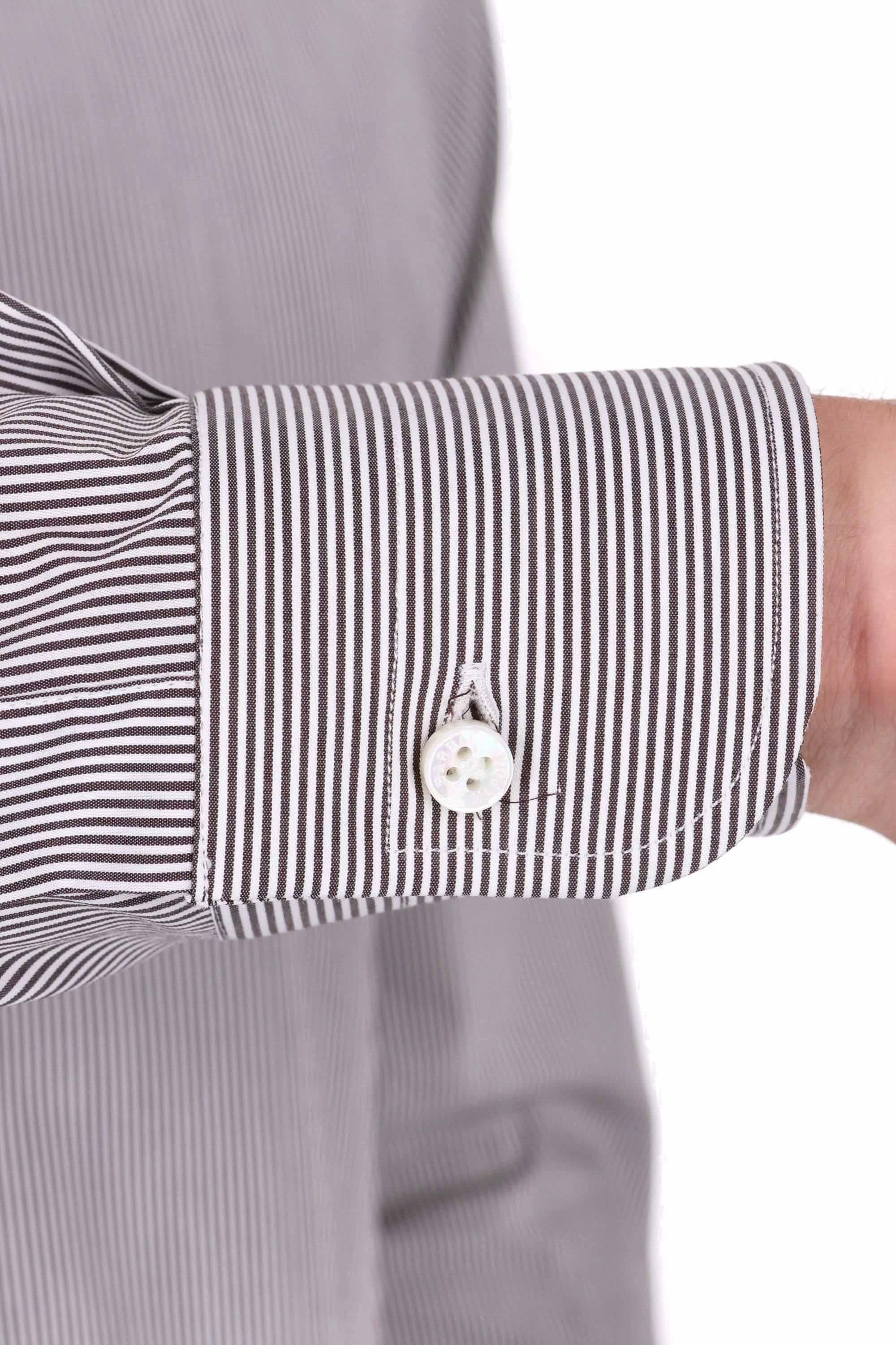 Barba Camicia bacchettata in popeline stretch linea Milano I1U13P0150031.U/2 0004