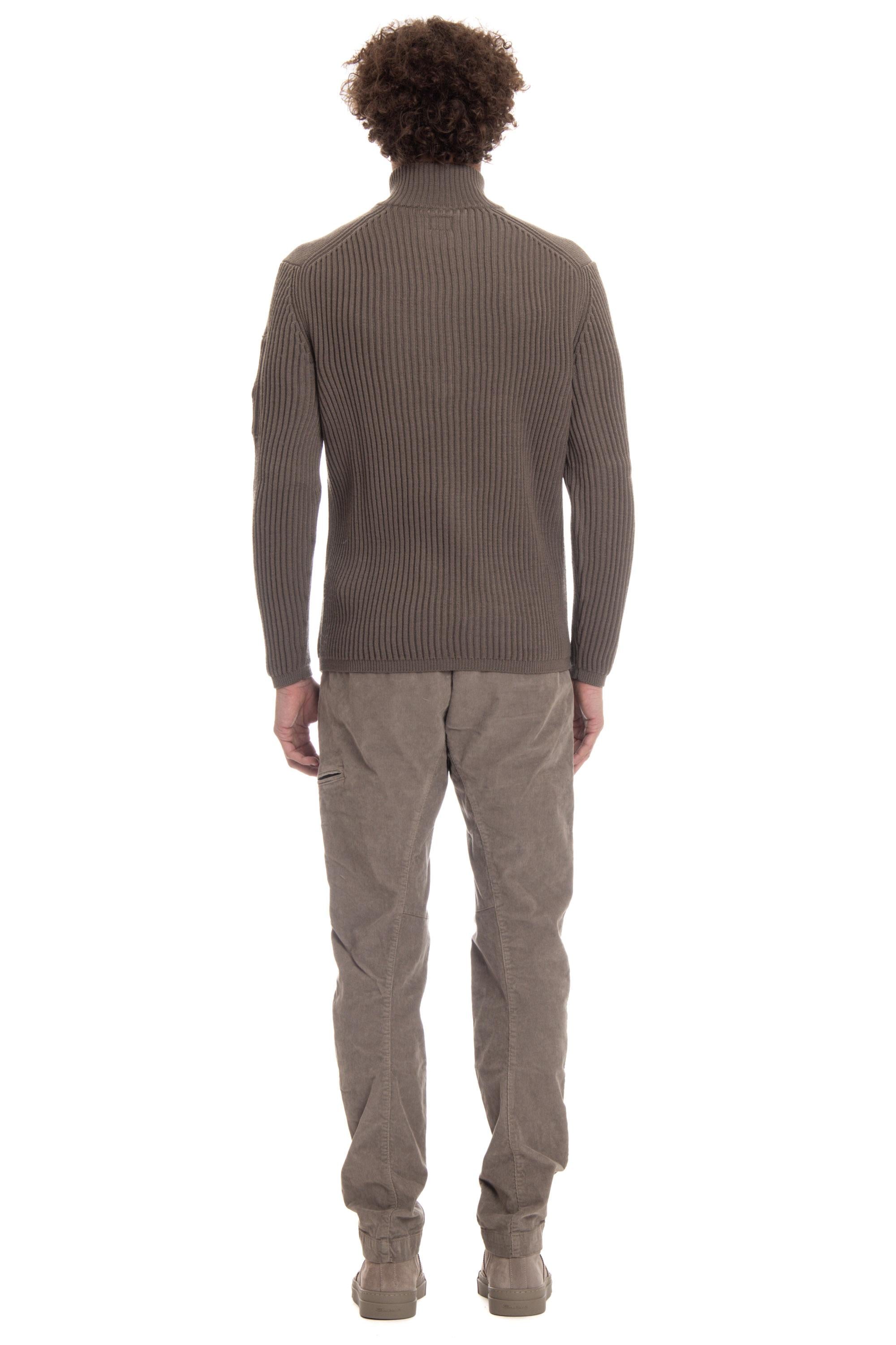 Maglia mezza zip in lana costa inglese CMKN255A 006595A 359 CP Company